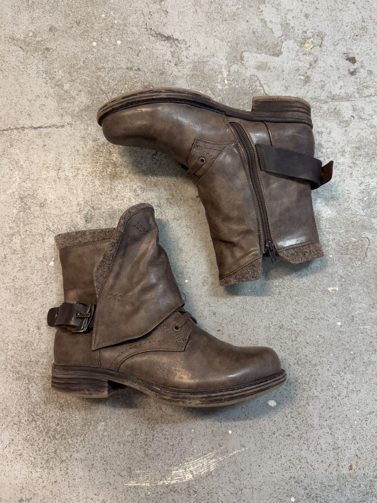 Vintage Vintage Leather Biker Boxer Boots Size US 8 / IT 38 - 2 Thumbnail