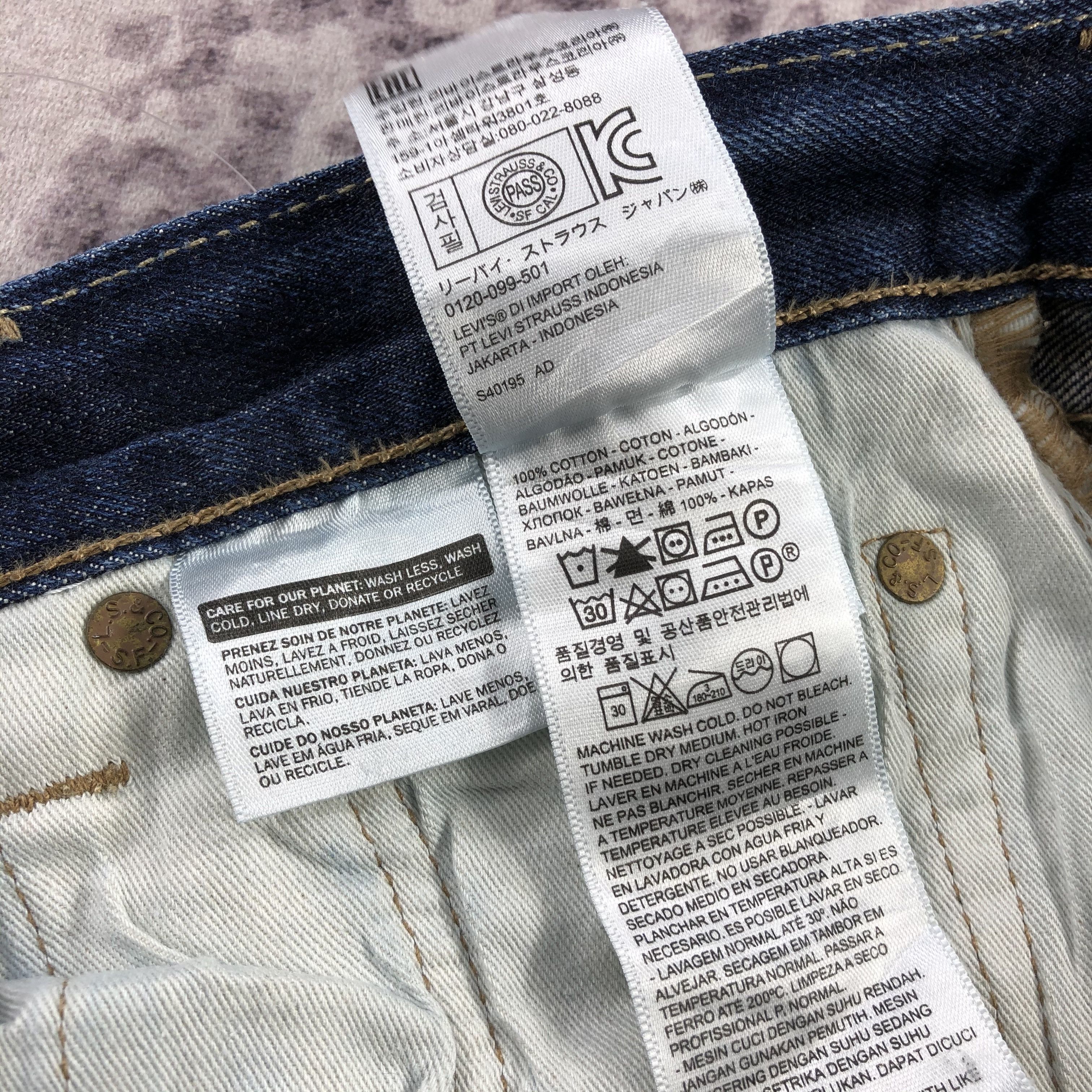 Levi's × Vintage Vintage Blue Wash Levis 501 Jeans-JM2786 Size US 33 - 18 Thumbnail