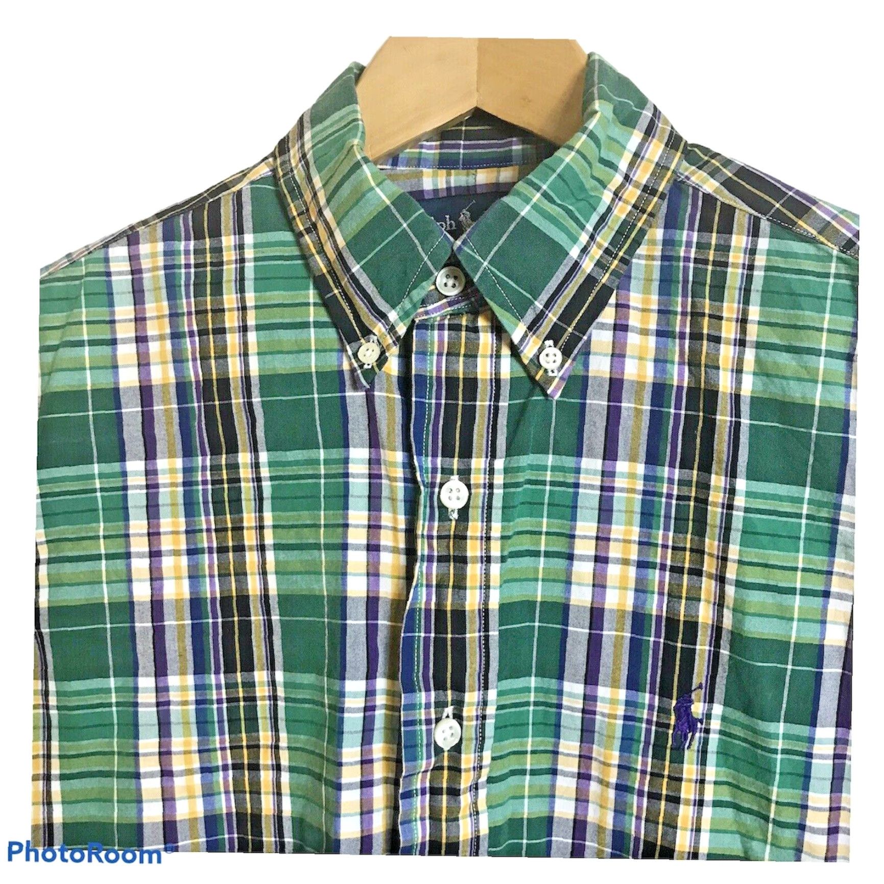 Ralph Lauren Ralph Lauren Shirt Mens Small Classic Green Plaid Button Down Lightweight Size US S / EU 44-46 / 1 - 2 Thumbnail