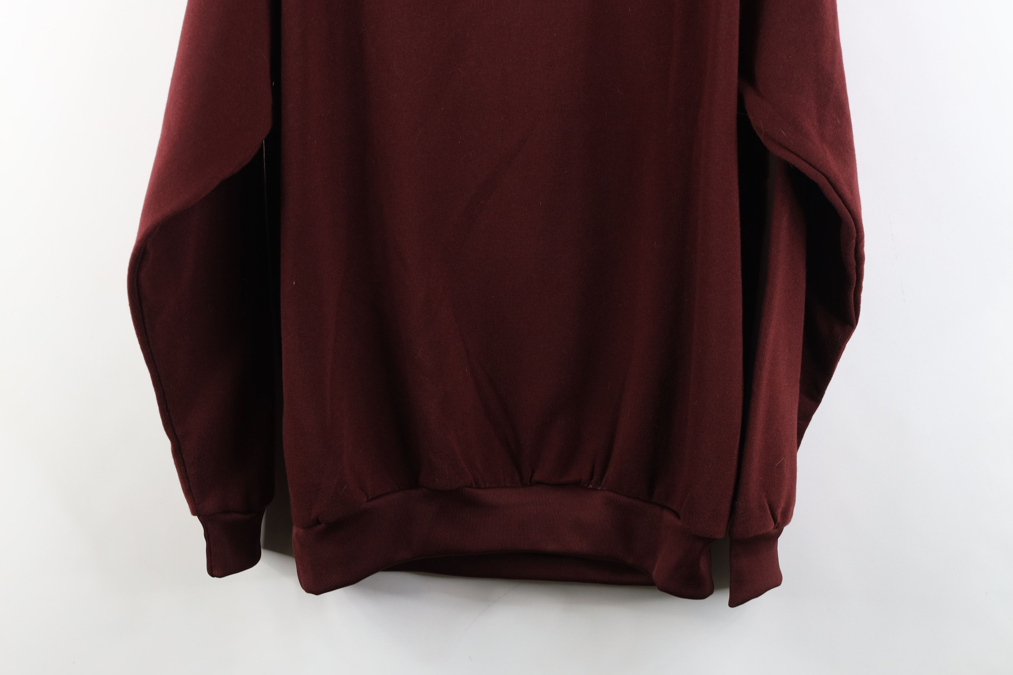 Vintage Vintage 90s Streetwear Collared Pullover Sweatshirt Red Size US XL / EU 56 / 4 - 13 Thumbnail