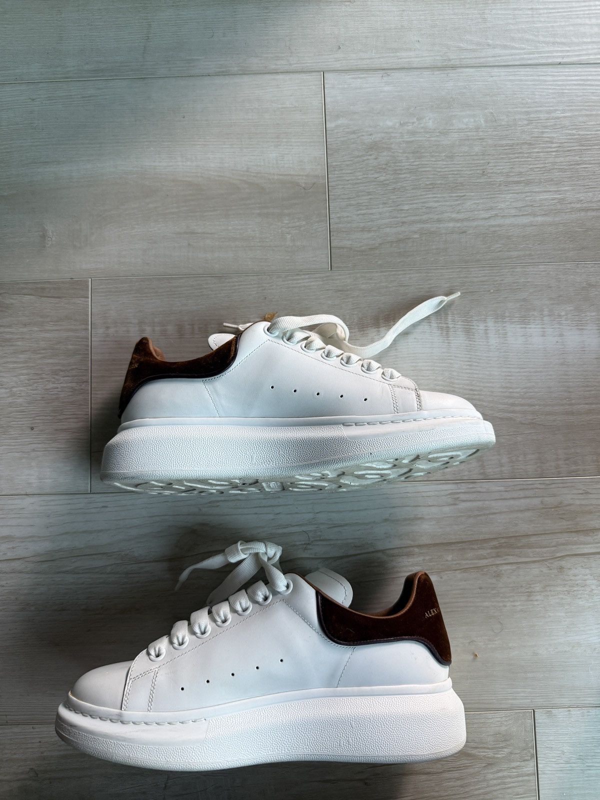 Alexander McQueen Alexander Mcqueen size 39 white/brown Size US 6 / EU 39 - 9 Thumbnail
