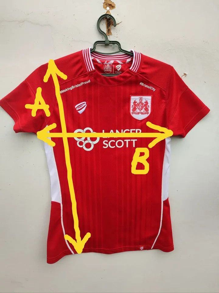 F.C. Real Bristol Bristol City fc 2016/17 FOOTBALL SHIRT SOCCER JERSEY Size US S / EU 44-46 / 1 - 13 Thumbnail
