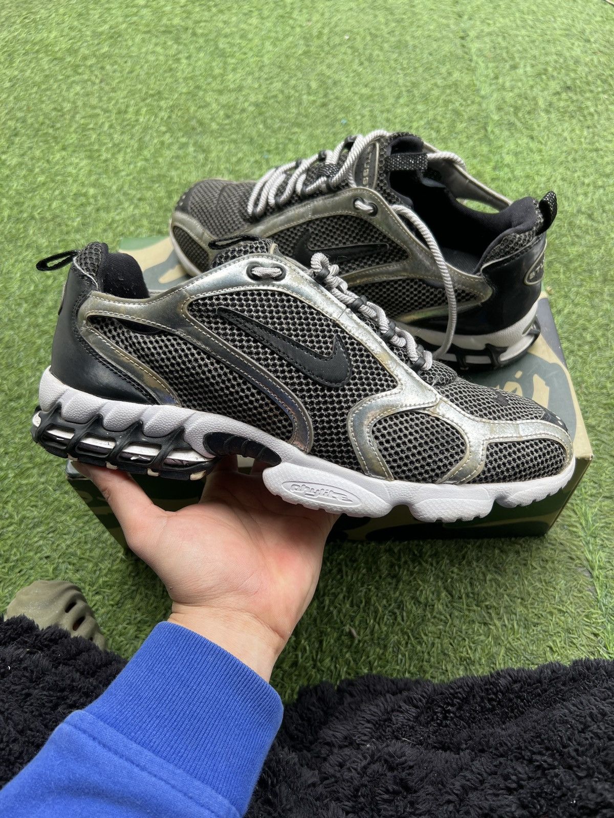 Nike × Stussy Stussy x Nike Air Zoom Spiridon Cage 2 Pure Plati CU1854-001 Size US 11 / EU 44 - 1 Thumbnail