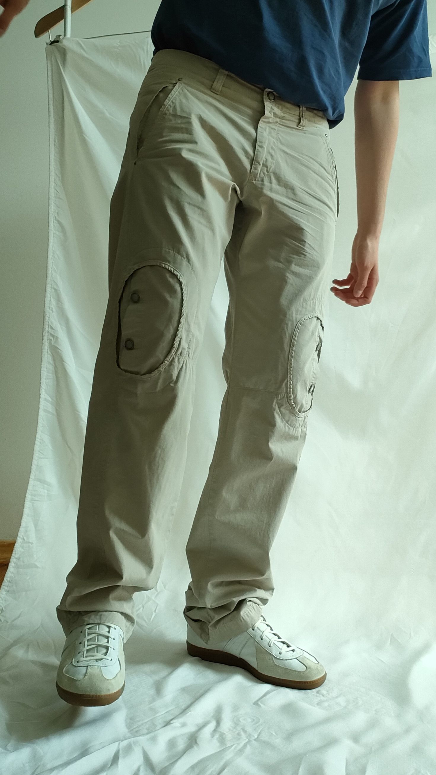 Hugo Boss 2000s Boss Orange Concealed Knee Pockets Chinos Size US 36 / EU 52 - 2 Thumbnail