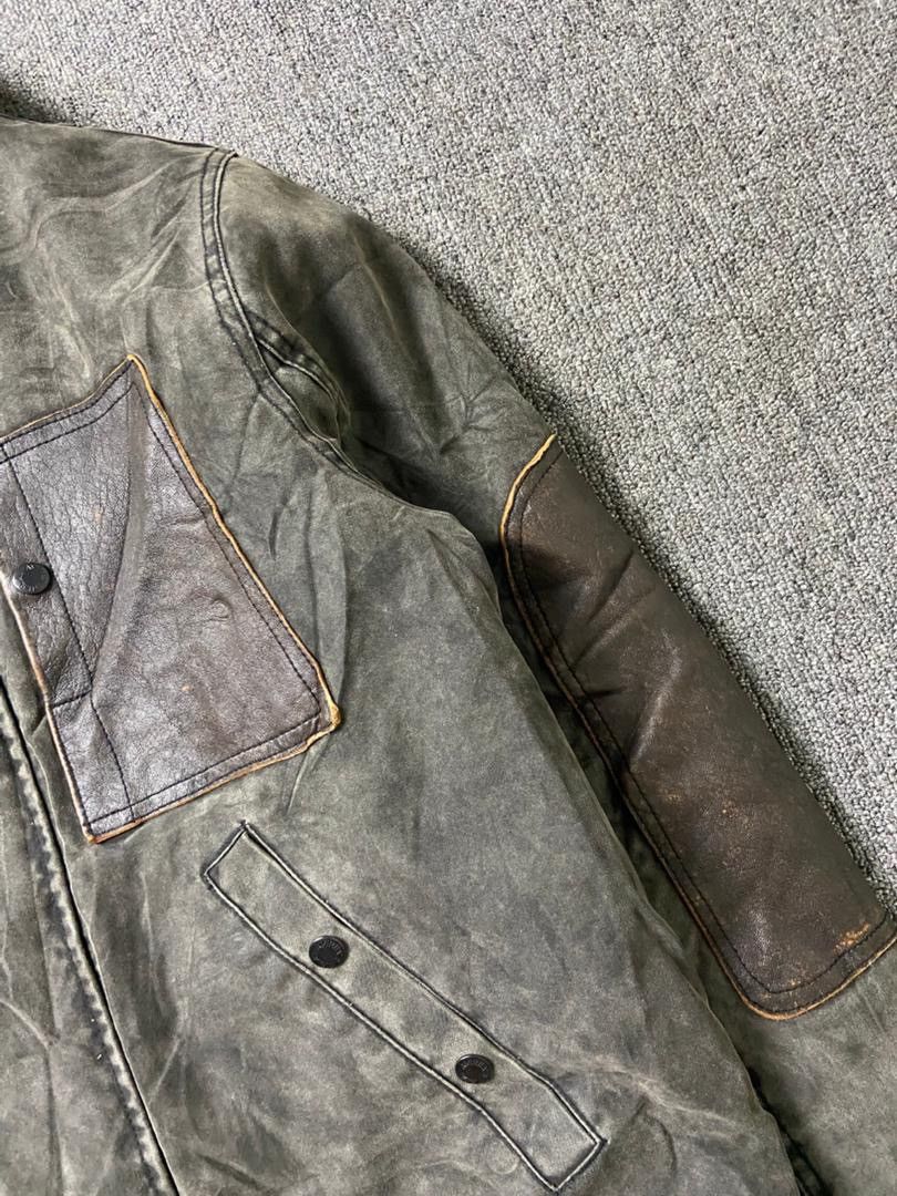 Avirex Avirex USA Moleskin Leather Officer Jacket (200) Size US M / EU 48-50 / 2 - 12 Thumbnail