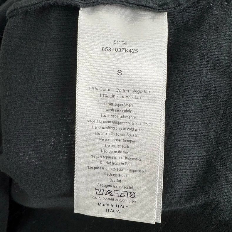 Dior Dior Black Graffiti Logo Short Sleeve T-2505 Size US S / EU 44-46 / 1 - 3 Thumbnail