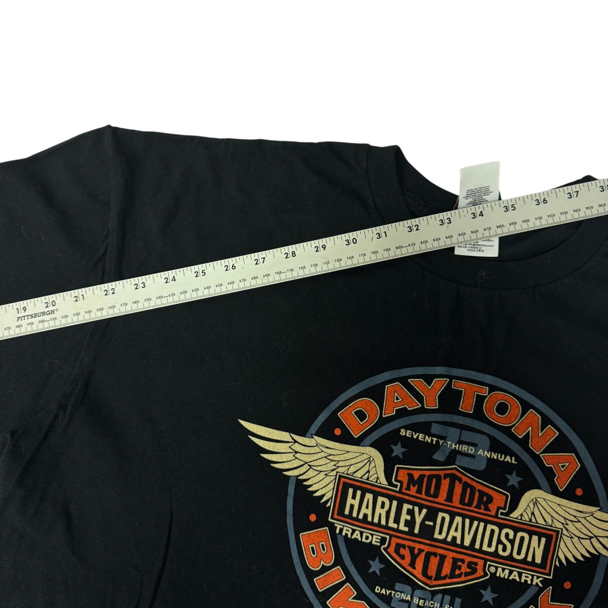 Harley Davidson Motorcycle 73rd Annual DAYTONA Beach BIKE Week H-D LS Shirt Size US XXL / EU 58 / 5 - 13 Thumbnail