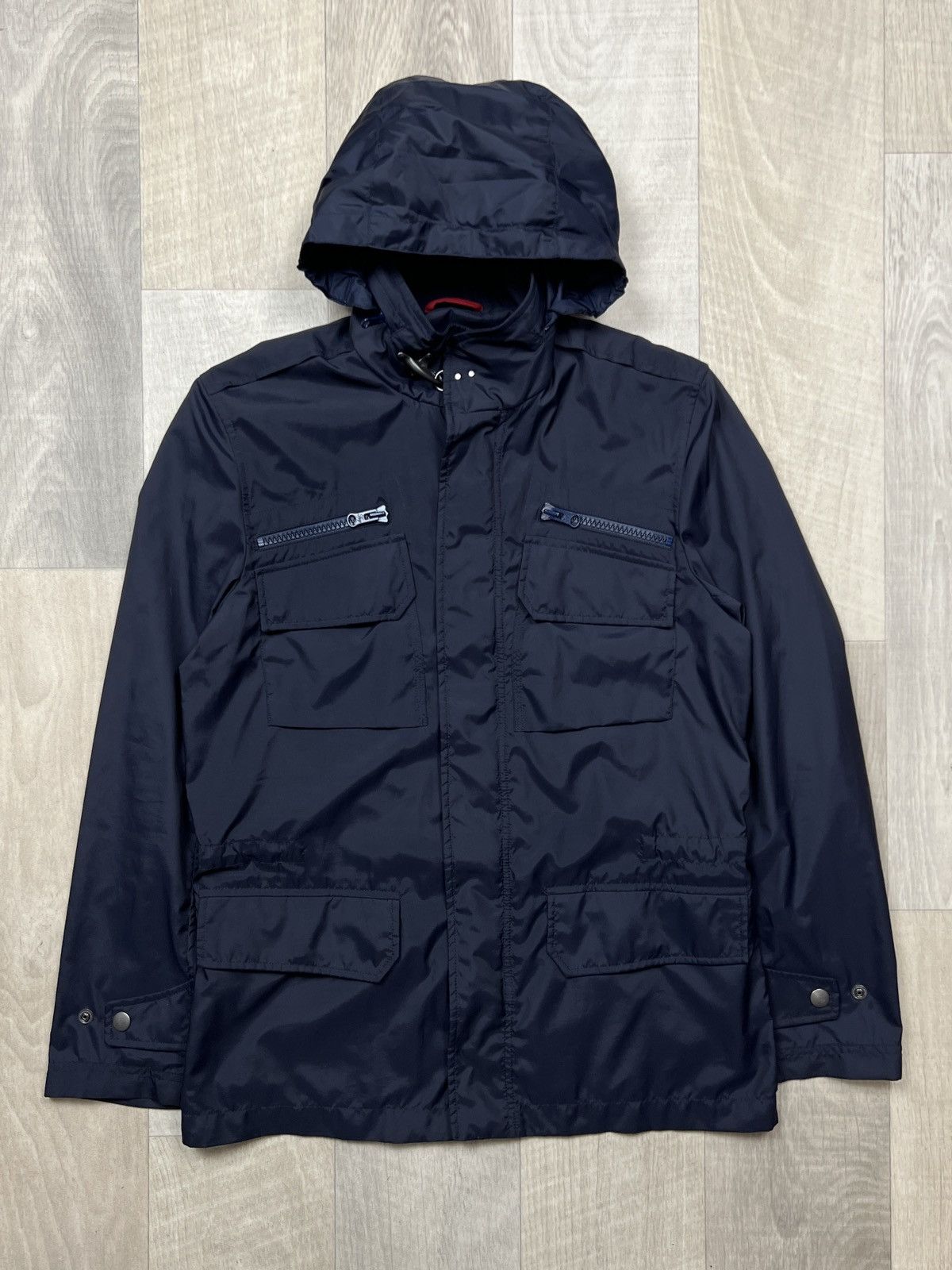 Fay Fay Military Style Lightweight Hooded Jacket (Y0276) Size US S / EU 44-46 / 1 - 1 Thumbnail