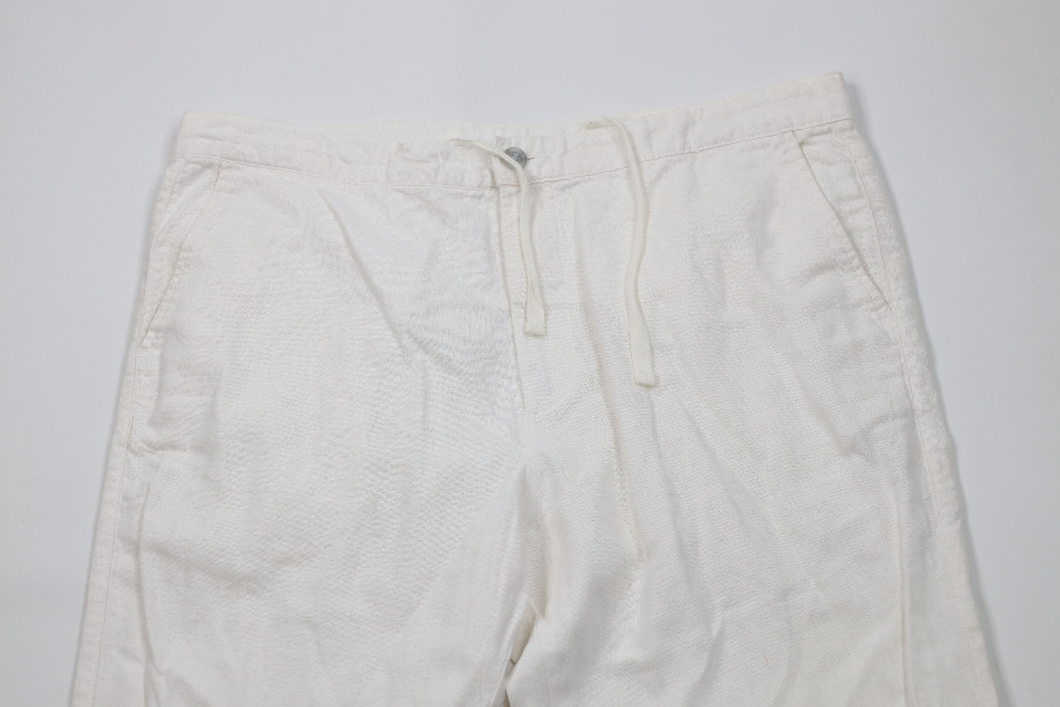 Vintage Vintage Y2K Streetwear Blend Wide Leg Harem Pants White Size US 38 / EU 54 - 2 Thumbnail