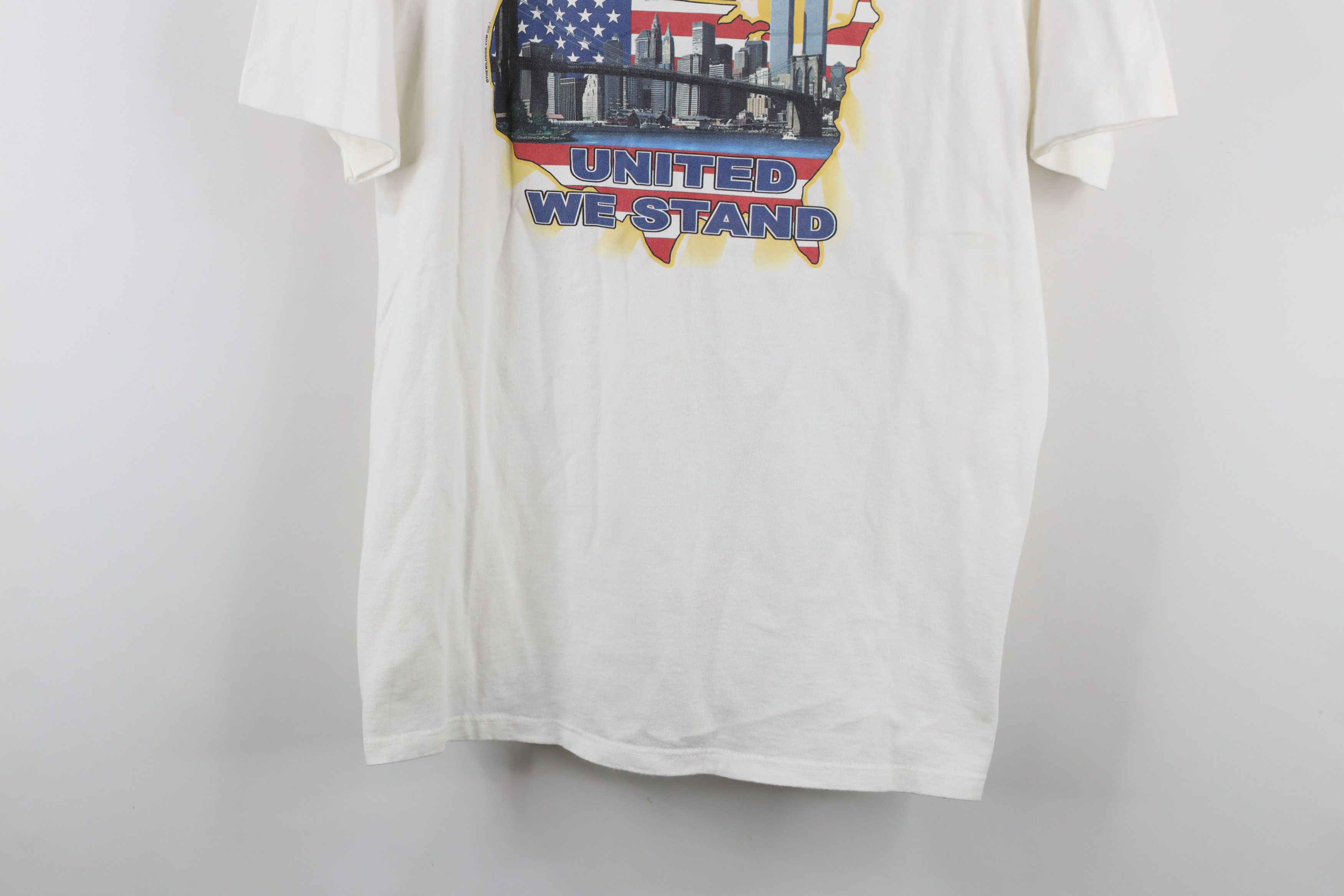 Vintage Vintage Y2K 2001 Twin Towers United We Stand T-Shirt USA Size US L / EU 52-54 / 3 - 3 Thumbnail