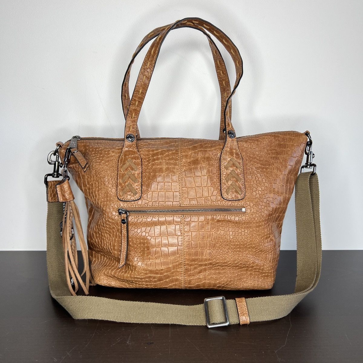Vintage George Gina Lucy GGL Leather Brown Crossbody Bag Vintage Size ONE SIZE - 1 Thumbnail