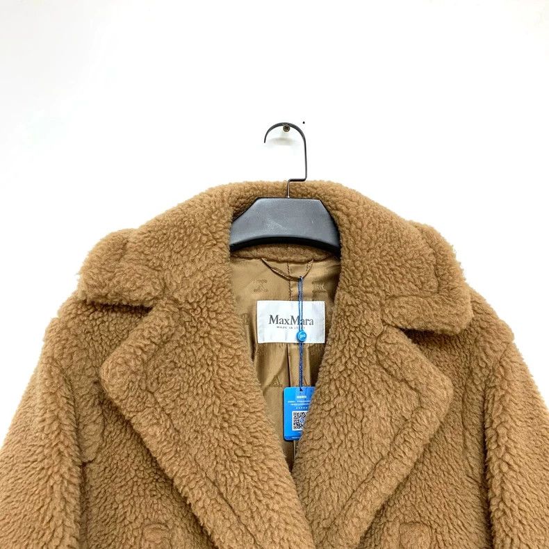 Max Mara Max Mara Camel, Camel Short Teddy Jacket Size S / US 4 / IT 40 - 5 Thumbnail