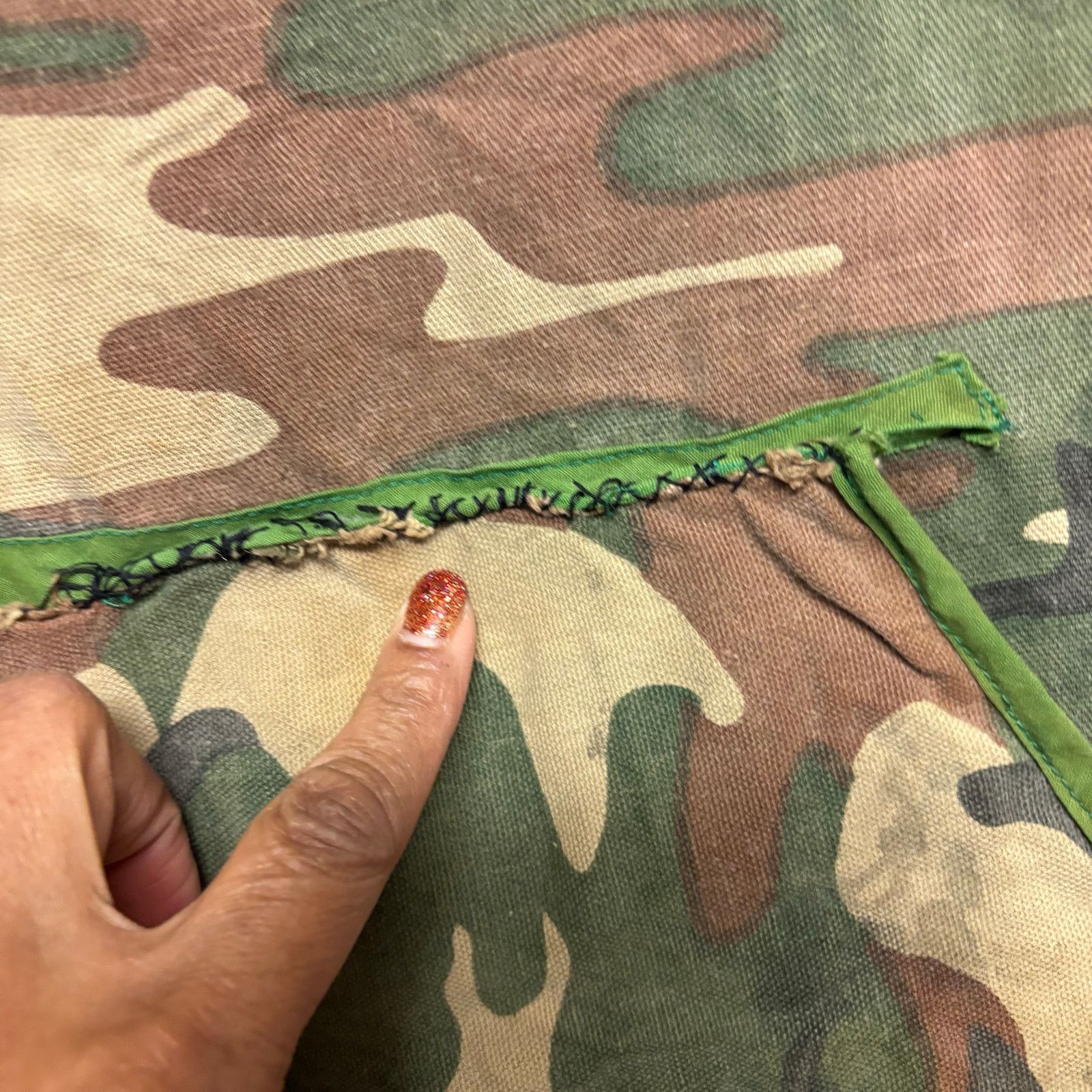 Handmade Handmade Camo Utility Vest Distressed Military Tactical Styl Size US M / EU 48-50 / 2 - 11 Thumbnail