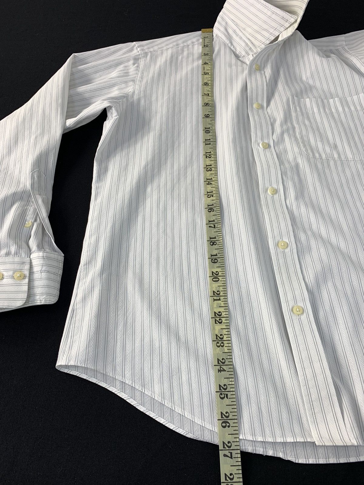 Kansai Yamamoto 90s Kansai Yamamoto Striped Casual Office Wear Cotton Blend Size US M / EU 48-50 / 2 - 12 Thumbnail
