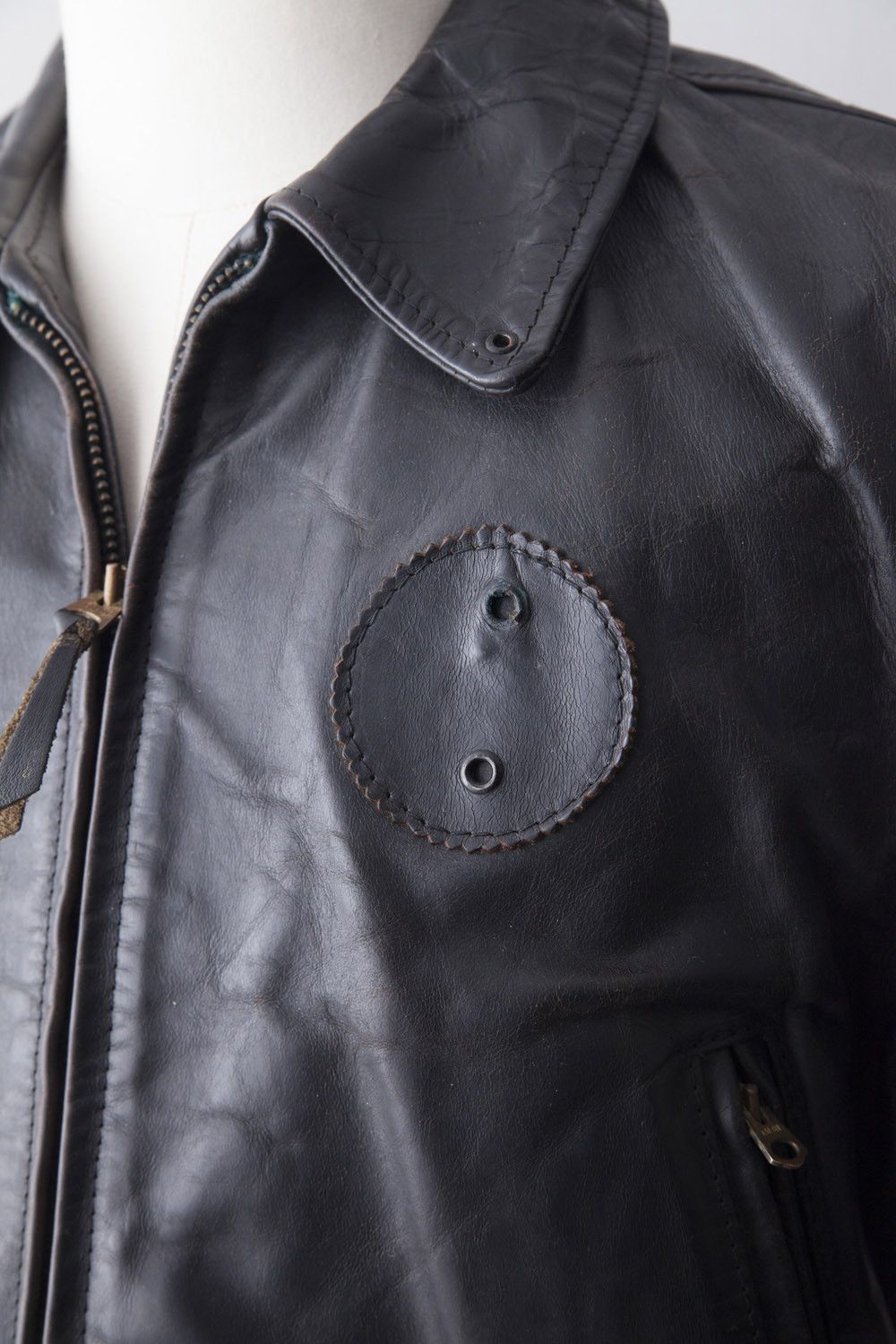Aero Leathers C.H.I.P.S Police leather horsehide jacket xx Size US M / EU 48-50 / 2 - 4 Thumbnail