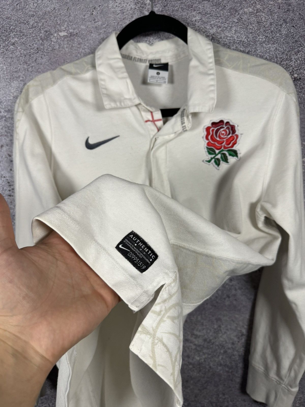 Nike × Vintage Vintage England Rugby Union 2010 Nike O2 Jersey Small Size US S / EU 44-46 / 1 - 7 Thumbnail