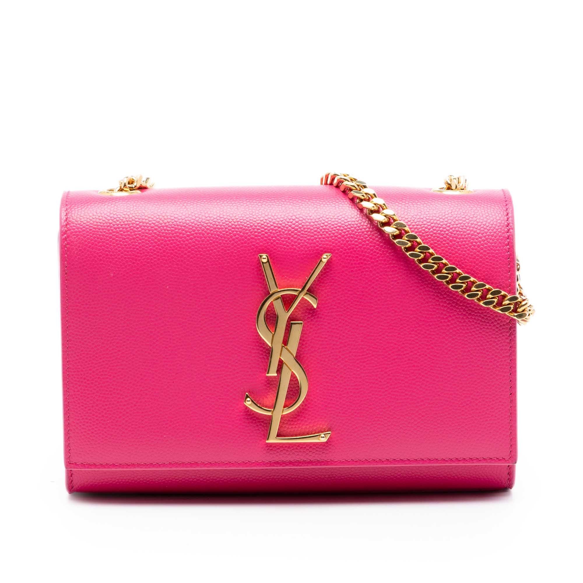 Saint Laurent Paris Small Grain De Poudre Monogram Kate Crossbody Size ONE SIZE - 1 Thumbnail