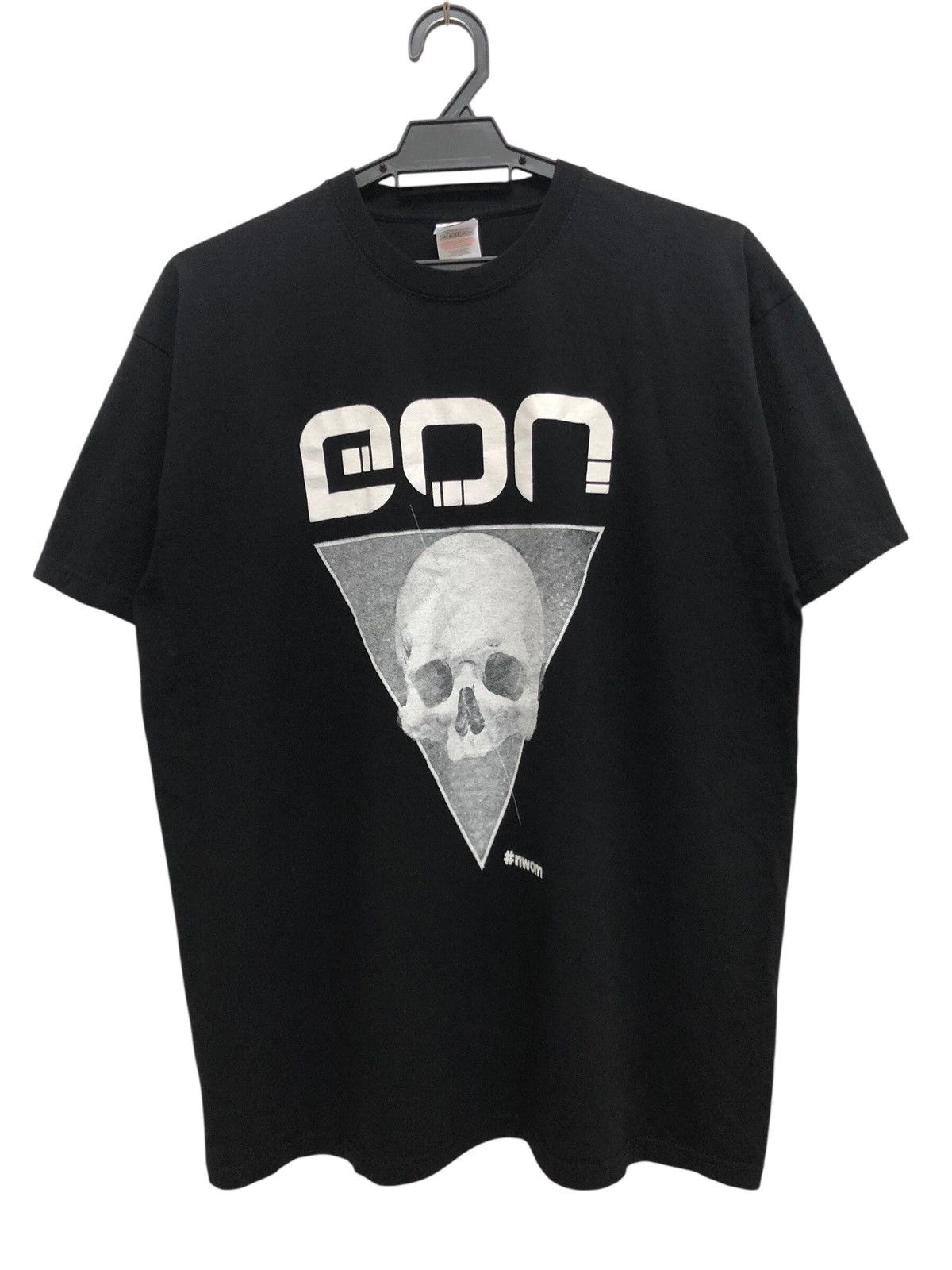Fruit Of The Loom VINTAGE EON RAVE SKULL GRAPHICAL LOGO TEE Size US L / EU 52-54 / 3 - 1 Thumbnail