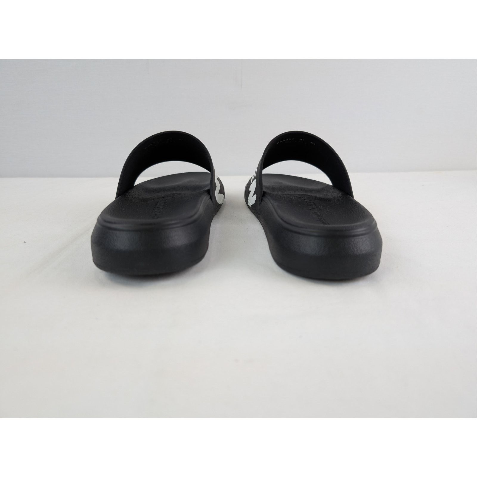 Alexander McQueen o1rshd1 Sandal Rubber Slider Logo Slippers in Black 41 Size US 8 / EU 41 - 11 Thumbnail