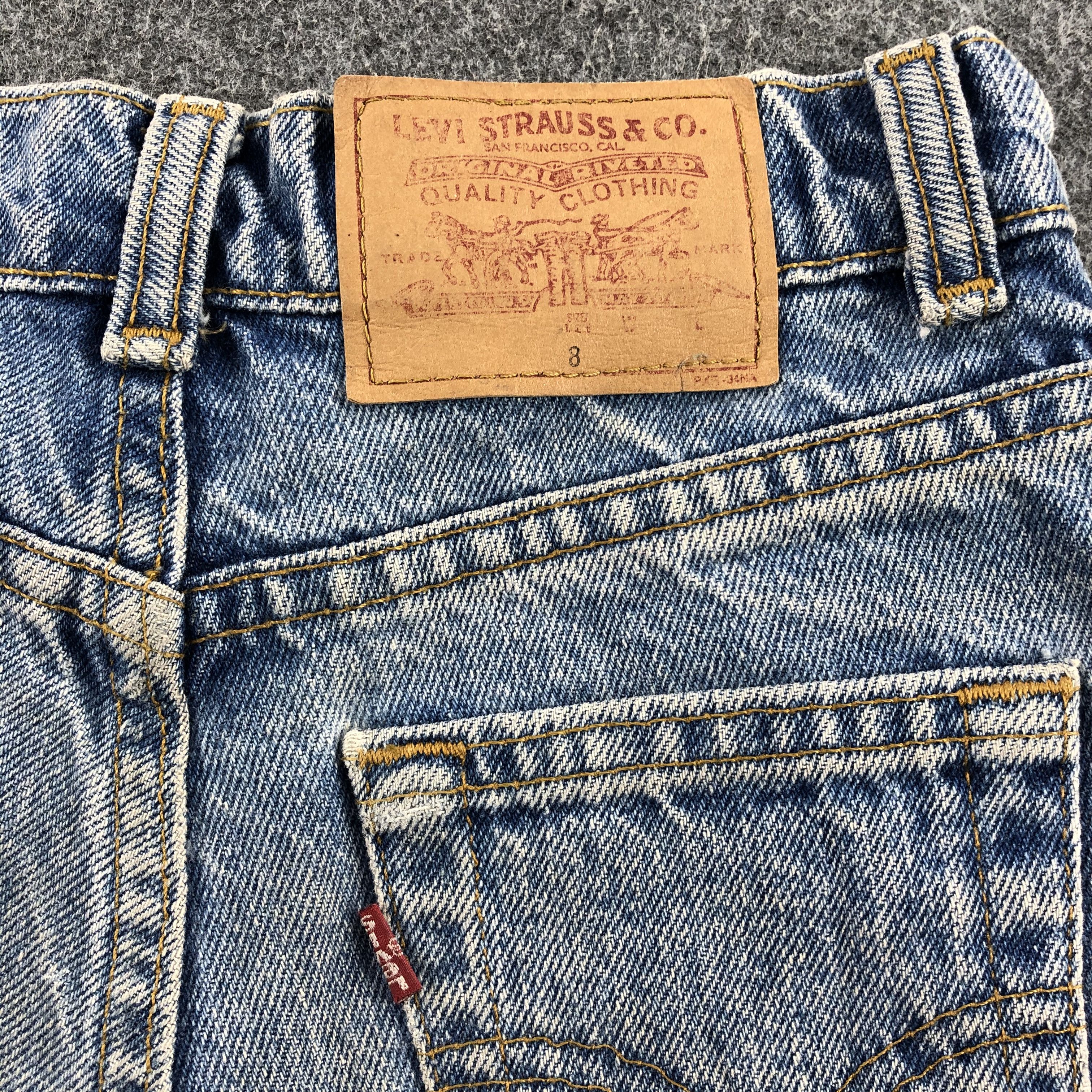 Levi's 80s Vintage Levis Jeans Stone Wash Denim 23 x 24 -J958 Size US 26 / EU 42 - 5 Thumbnail