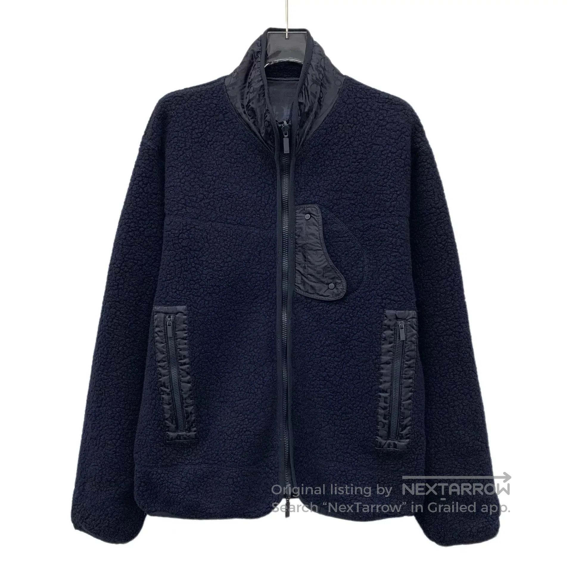 Dior dior navy logo printed wool jacket. Size US S / EU 44-46 / 1 - 3 Thumbnail