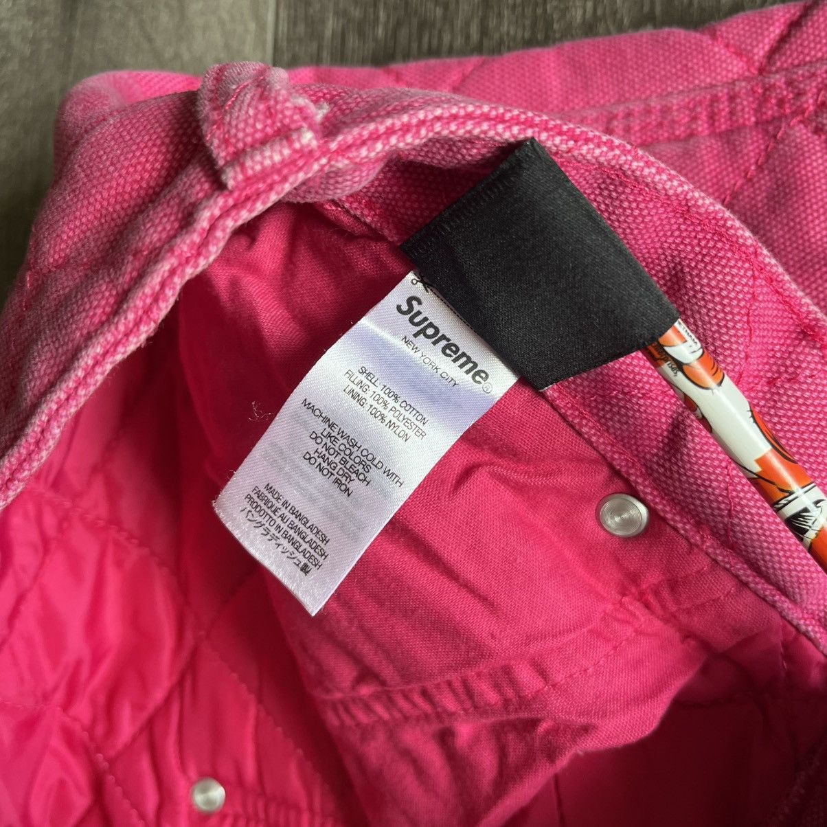 Dickies × Supreme Supreme x Dickies Quilted Double Knee Painter Pant Pink FW21 Size US 32 / EU 48 - 15 Thumbnail
