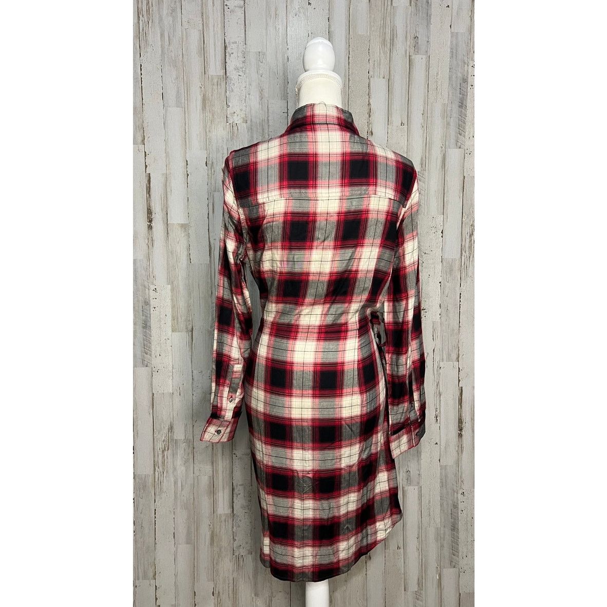 UNTUCKit UNTUCKit Women's Plaid Wrap Dress Size 8 Knee Length Size M / US 6-8 / IT 42-44 - 8 Thumbnail