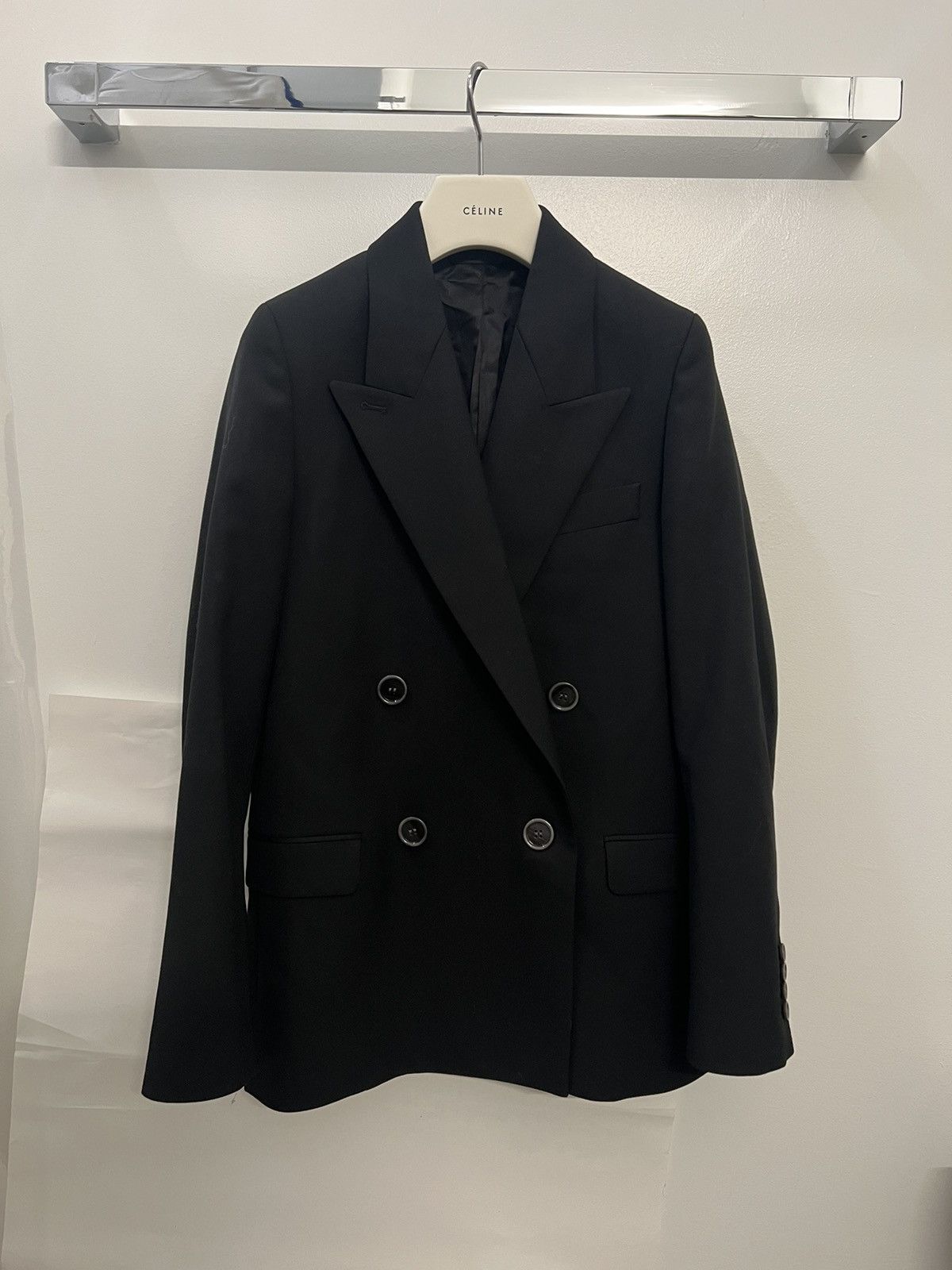 Acne Studios Acne Studios Double-breasted Wool-blend Blazer Black FR34 ...