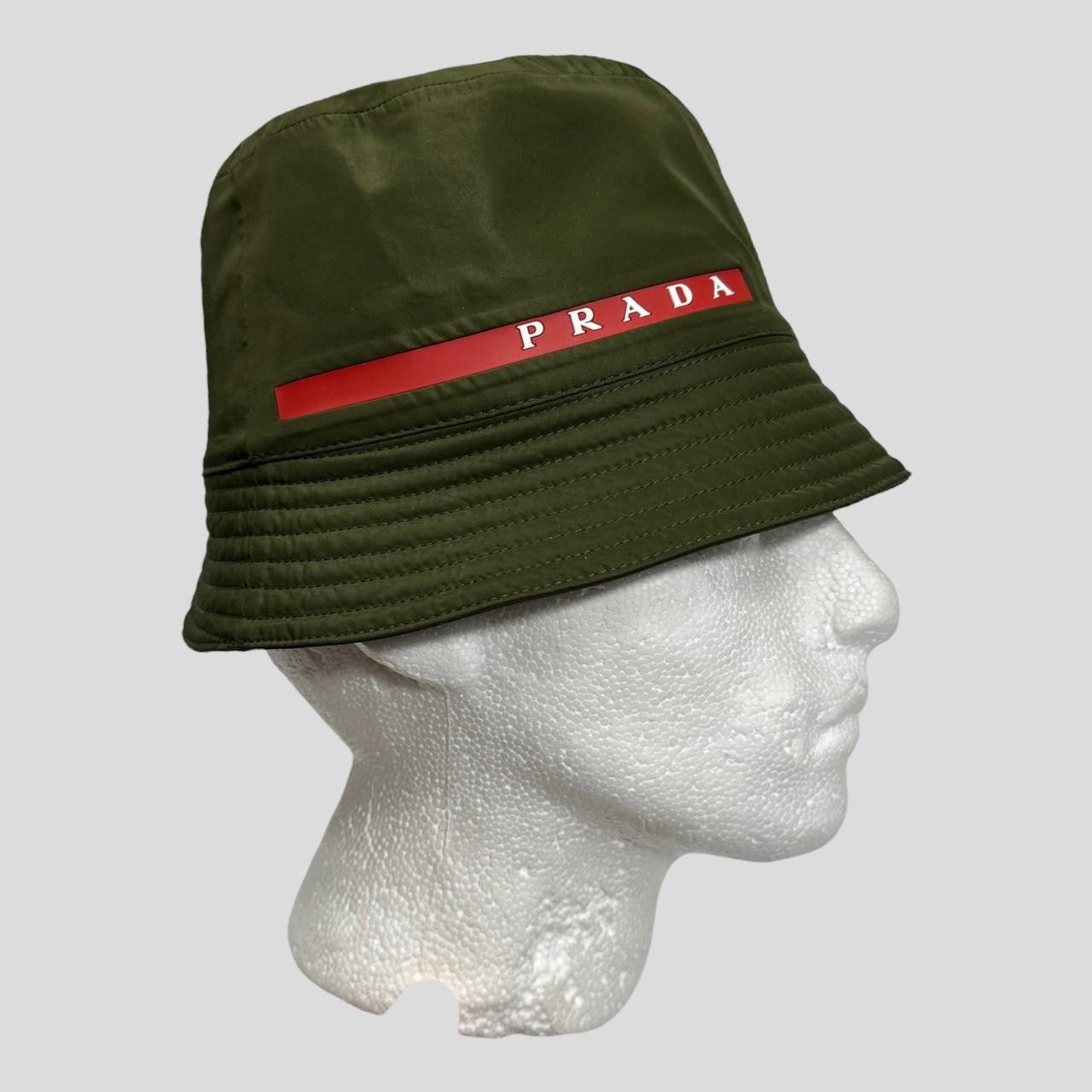 Prada Prada Linea Rossa Technical Nylon Bucket Hat - M Size ONE SIZE - 4 Thumbnail