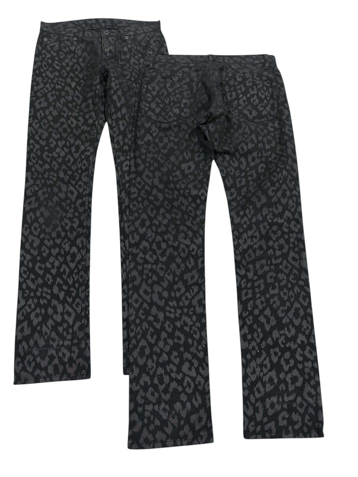 Hysteric Glamour Hysteric Glamour Leo Print Jeans Detailed Size 26" / US 2 / IT 38 - 1 Thumbnail