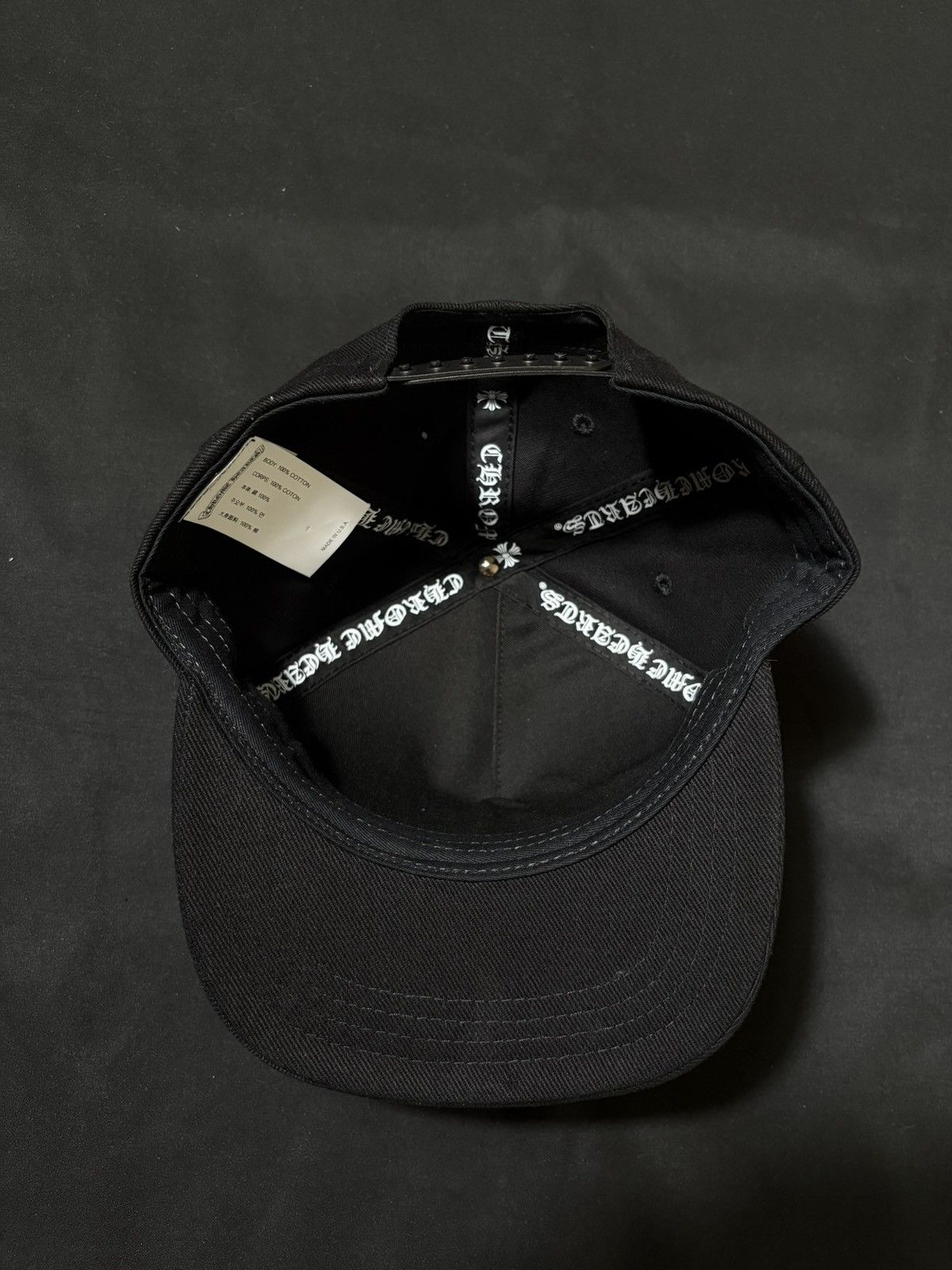Chrome Hearts Chrome Hearts RS3 Baseball Hat Size ONE SIZE - 4 Thumbnail