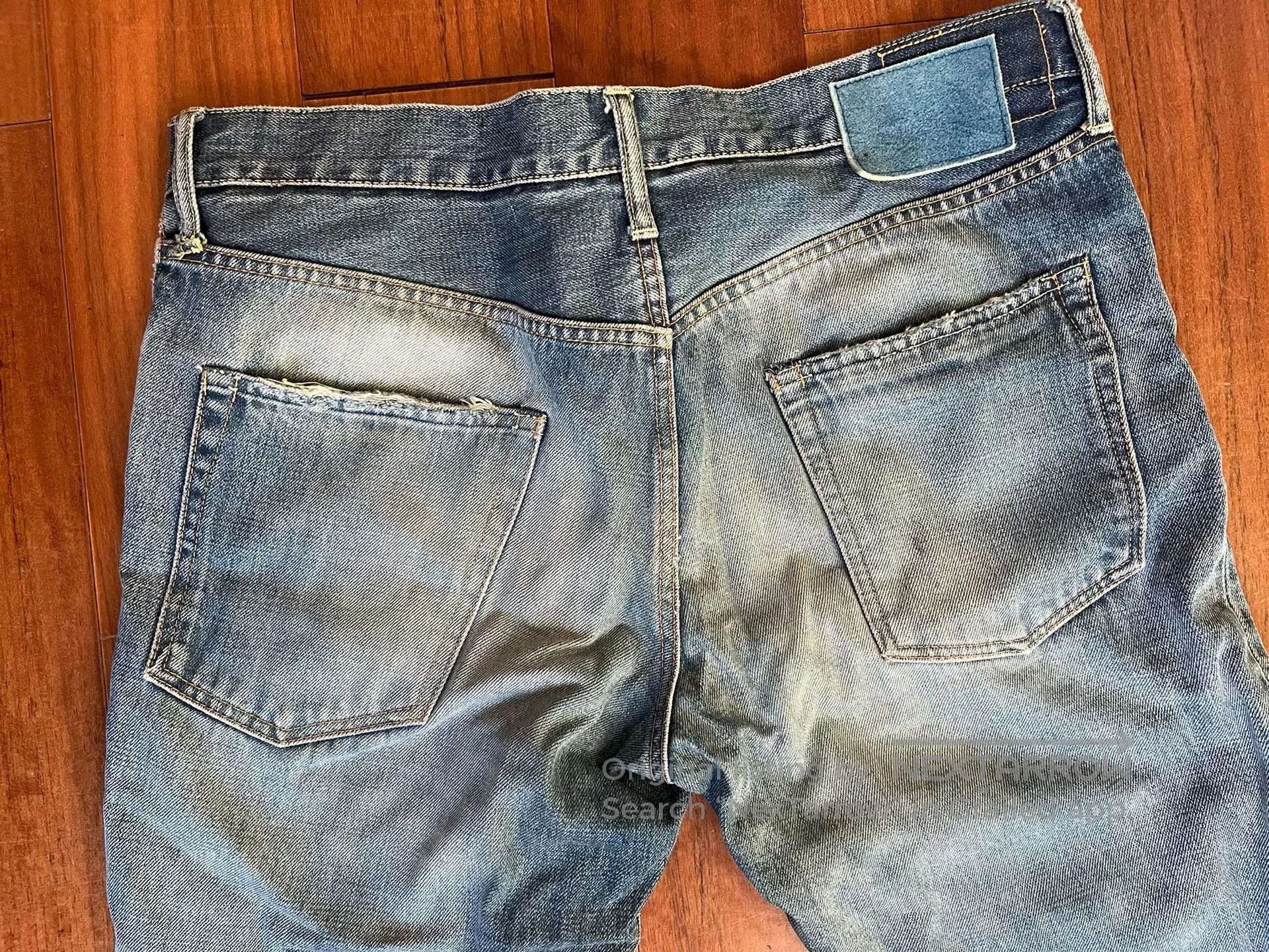Visvim Vintage Wash Denim Jeans.