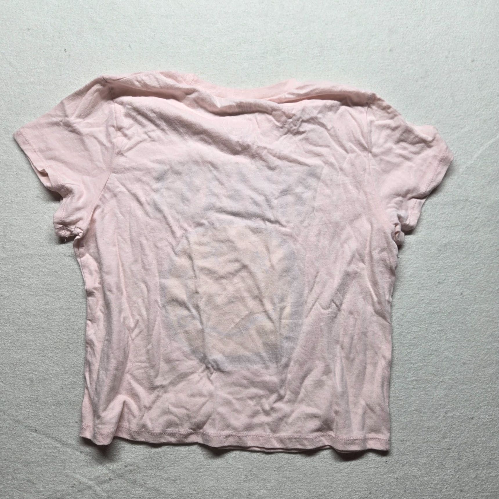 Pinko VINTAGE Nirvana Women's Crop Top Shirt Adult Small Pink Cotton Logo Short Sleeve 90s Casual Size S / US 4 / IT 40 - 5 Thumbnail