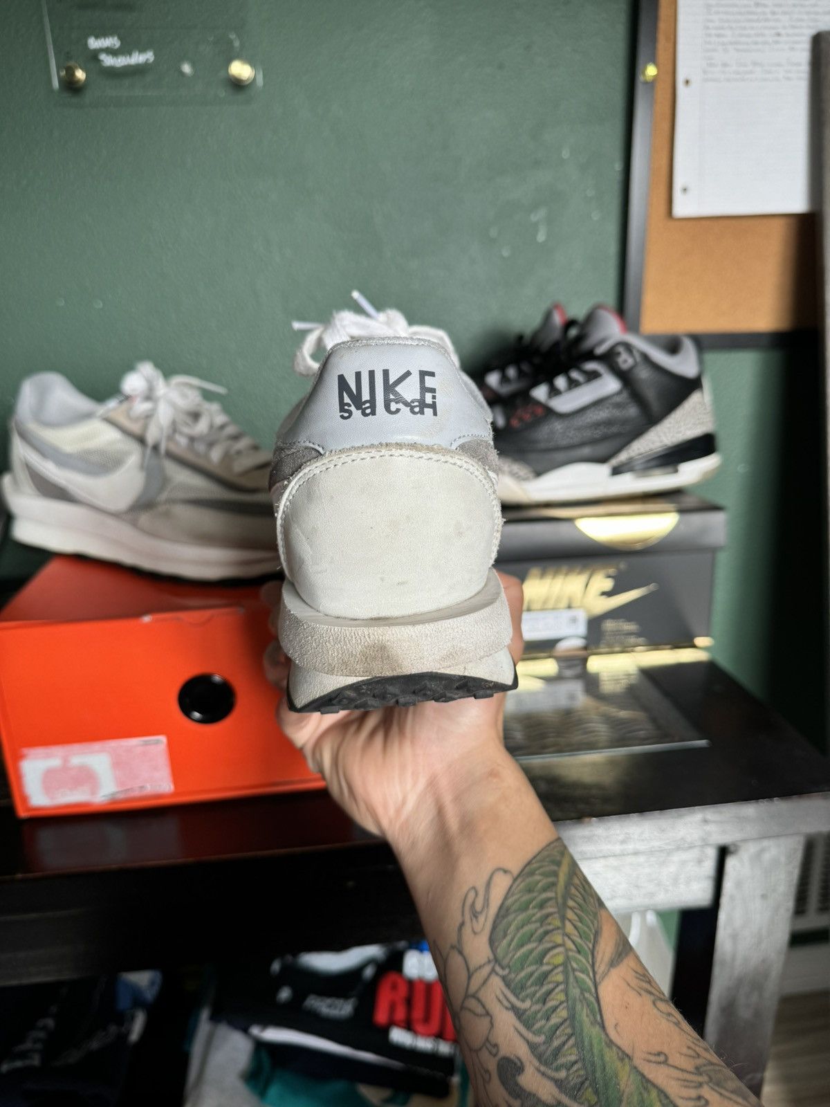 Nike × Sacai Nike X Sacai ‘Summit White’ 2019 Size US 9.5 / EU 42-43 - 4 Thumbnail