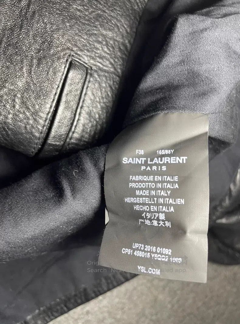 Saint Laurent Paris Saint Laurent Paris Detachable Zipper Hidden Hood Sheepski Size XS / US 0-2 / IT 36-38 - 5 Thumbnail