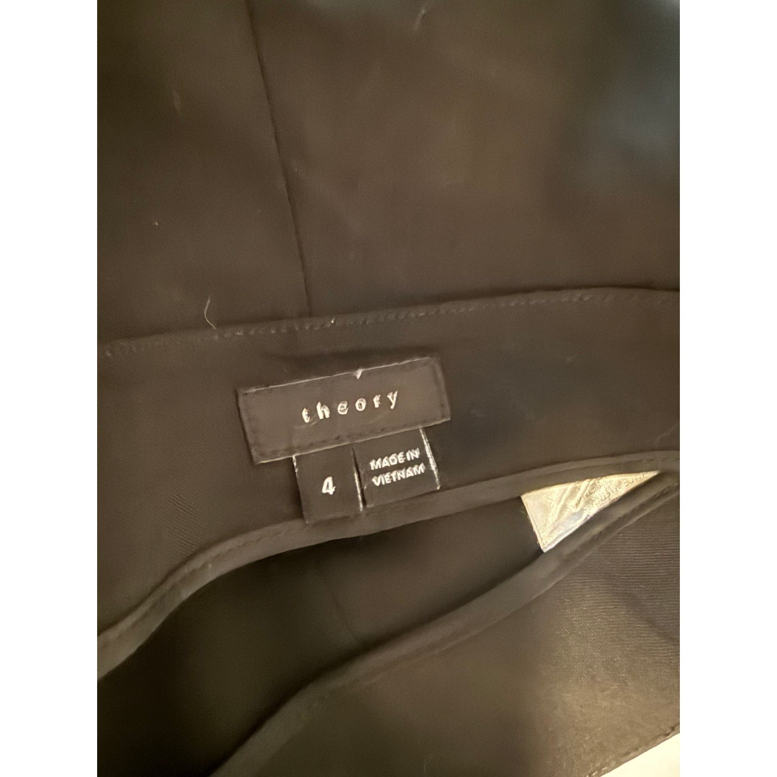 Theory Theory Black Stretch Wool Slim Pants Women Size 4 - B023 Size 27" / US 4 / IT 40 - 4 Thumbnail
