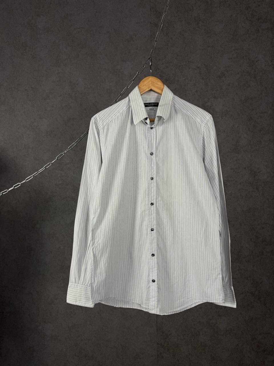 Dolce & Gabbana D&G Dolce & Gabbana luxury designer striped shirt Size US M / EU 48-50 / 2 - 1 Thumbnail