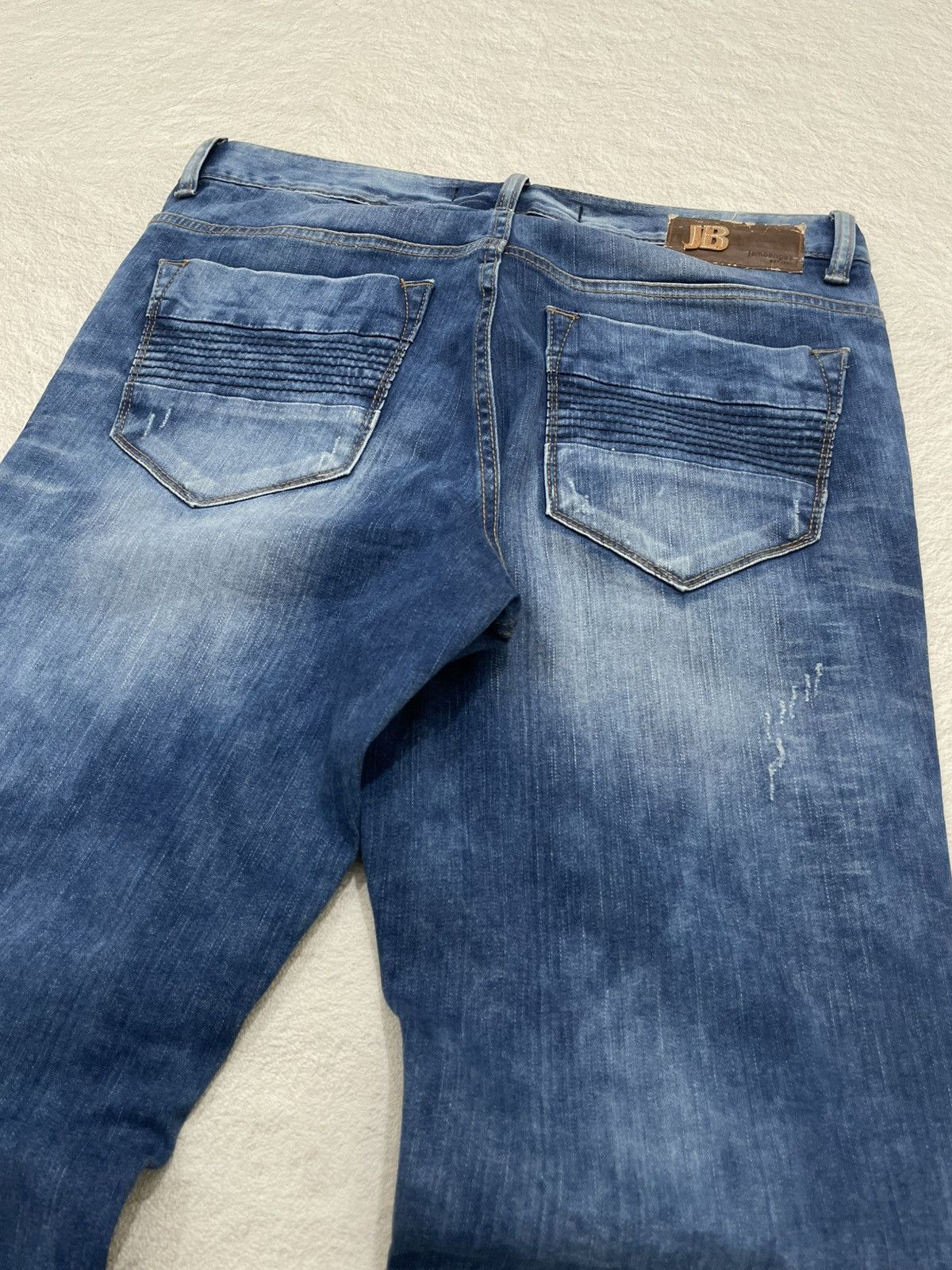 Hysteric Glamour 2000s Acid Wash Denim Distressed Jeans Y2K Size US 31 - 7 Thumbnail