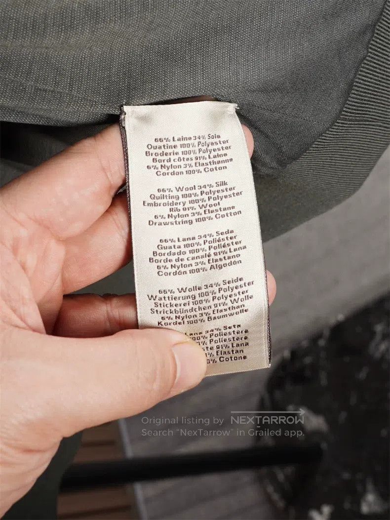 Hermes Hermes Dark Gray Thick Hooded Cotton Coat Size US M / EU 48-50 / 2 - 9 Thumbnail
