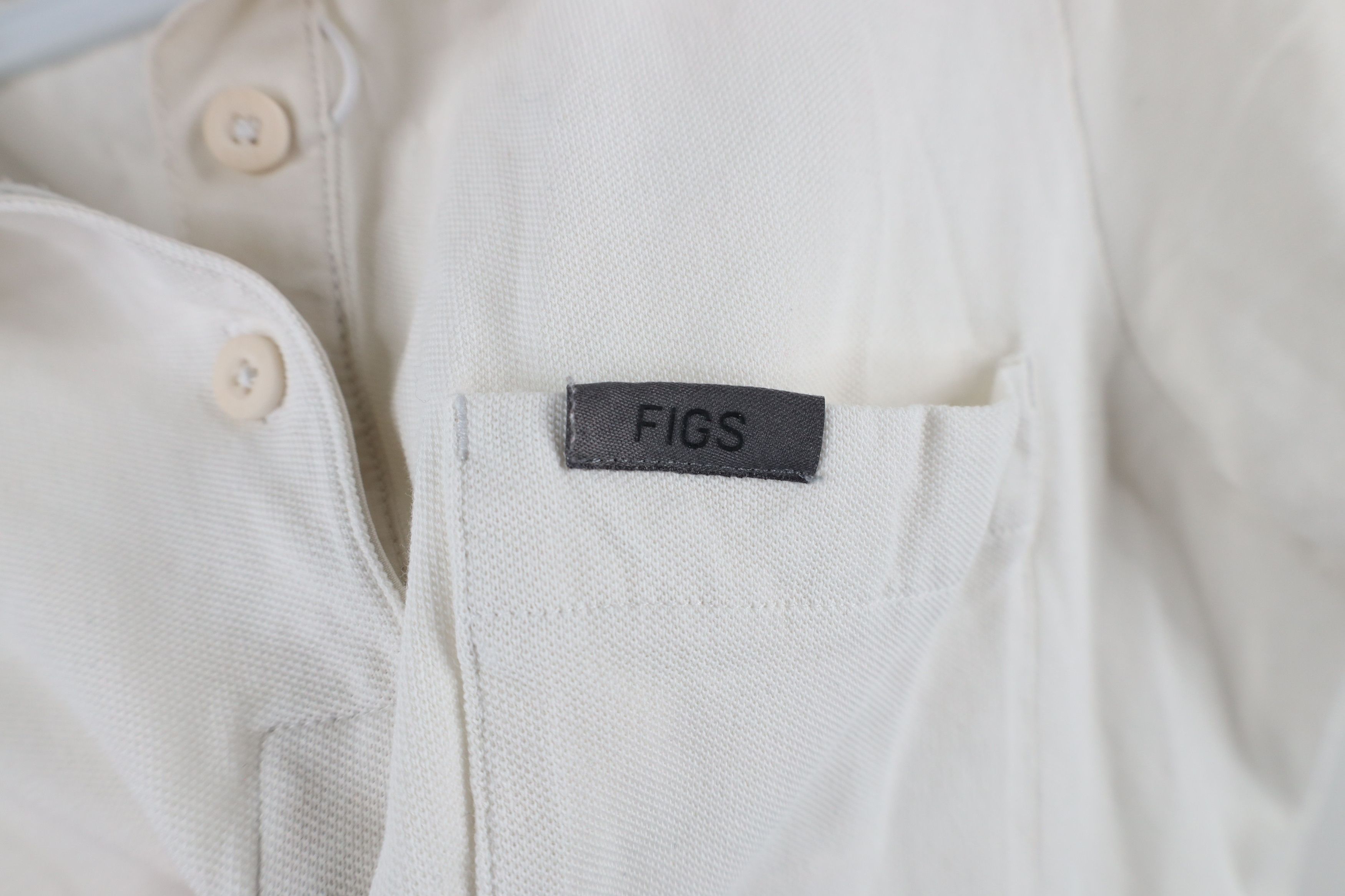 Vintage Figs Tailored Scrubs Short Sleeve Nurse Desk Polo Shirt Size M / US 6-8 / IT 42-44 - 4 Thumbnail