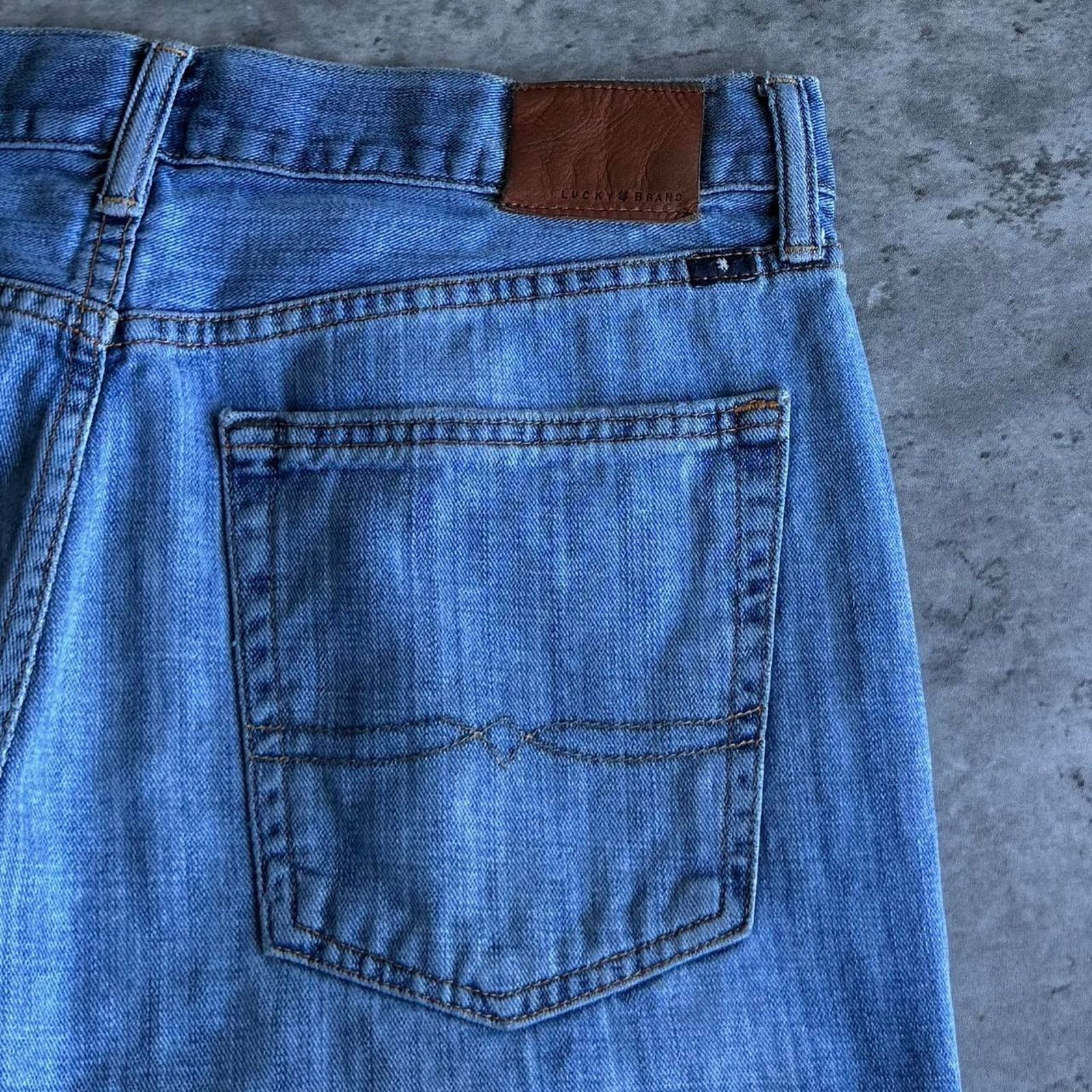 Japanese Brand × Lucky Brand × Vintage Vintage Y2K Lucky Brand Baggy Grunge Opium Denim Jeans Size US 34 / EU 50 - 4 Thumbnail