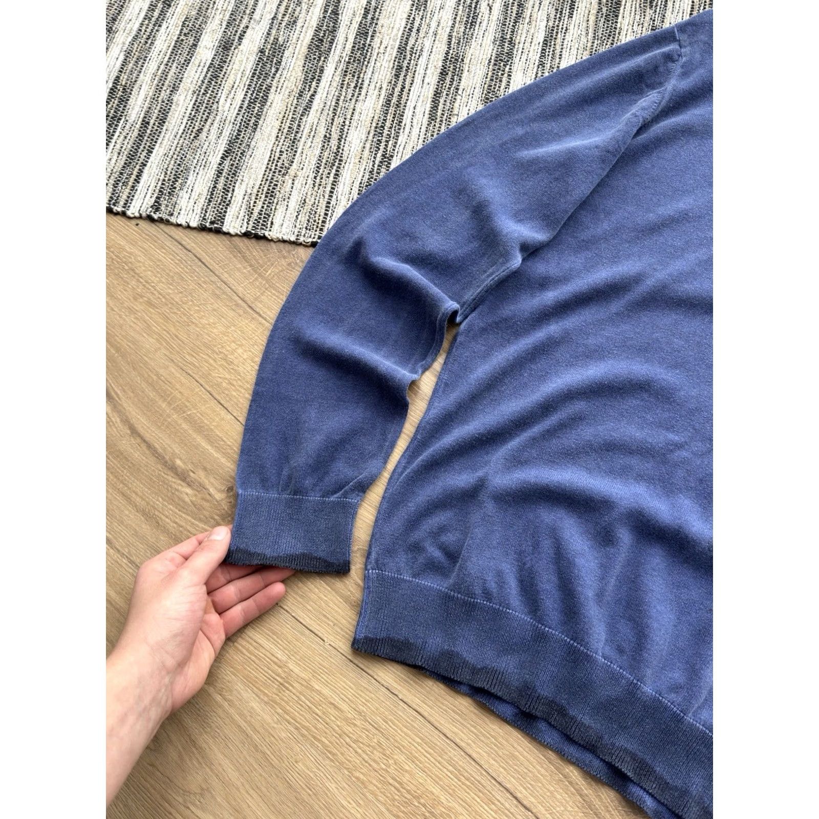 Diesel VINTAGE Diesel Sweater Men L Blue 90s Y2K Distressed Style Pullover Streetwear Fashion Size US L / EU 52-54 / 3 - 4 Thumbnail