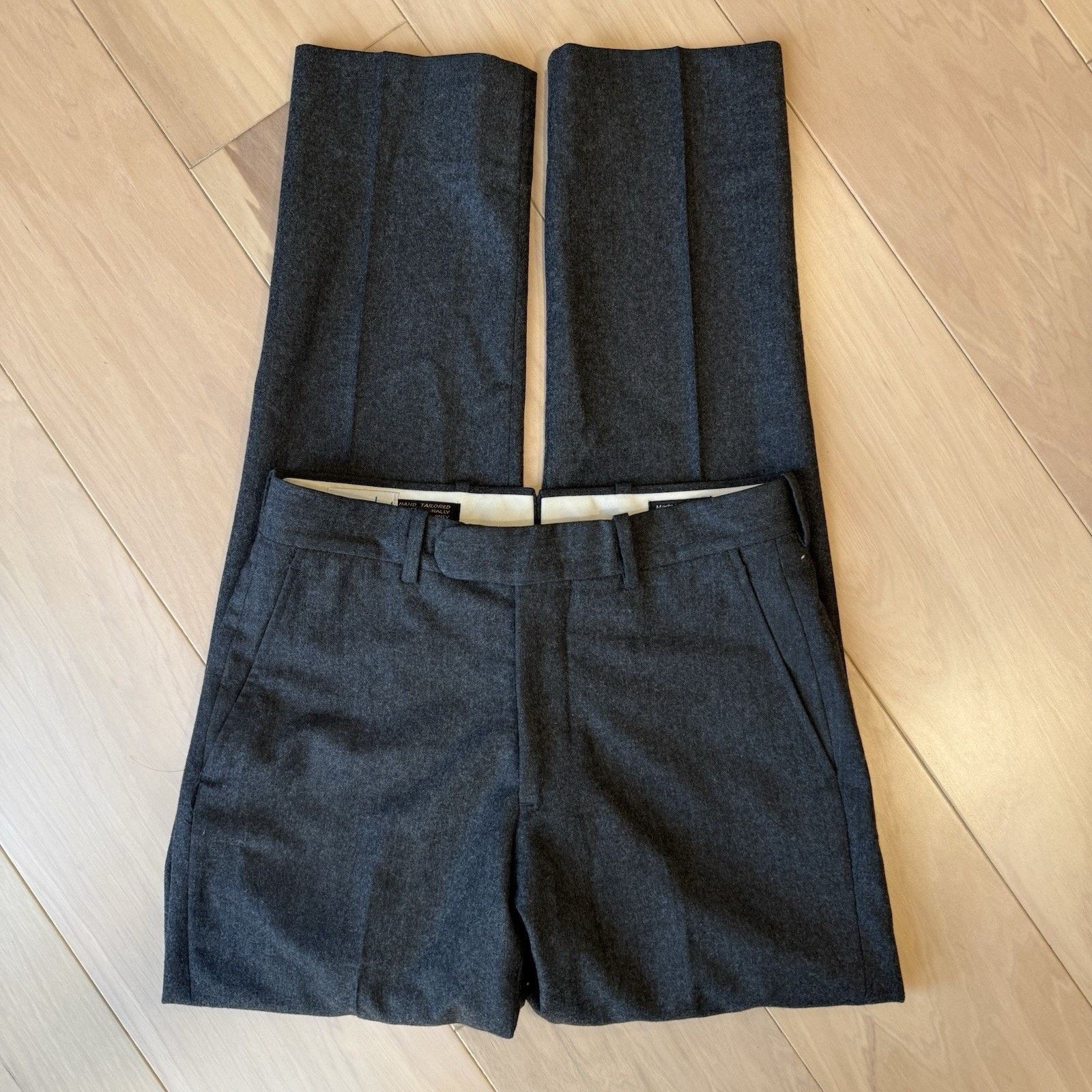 Epaulet Epaulet Wool Pants 27 Charcoal Gray Made in USA Brooklyn Size US 27 - 2 Thumbnail