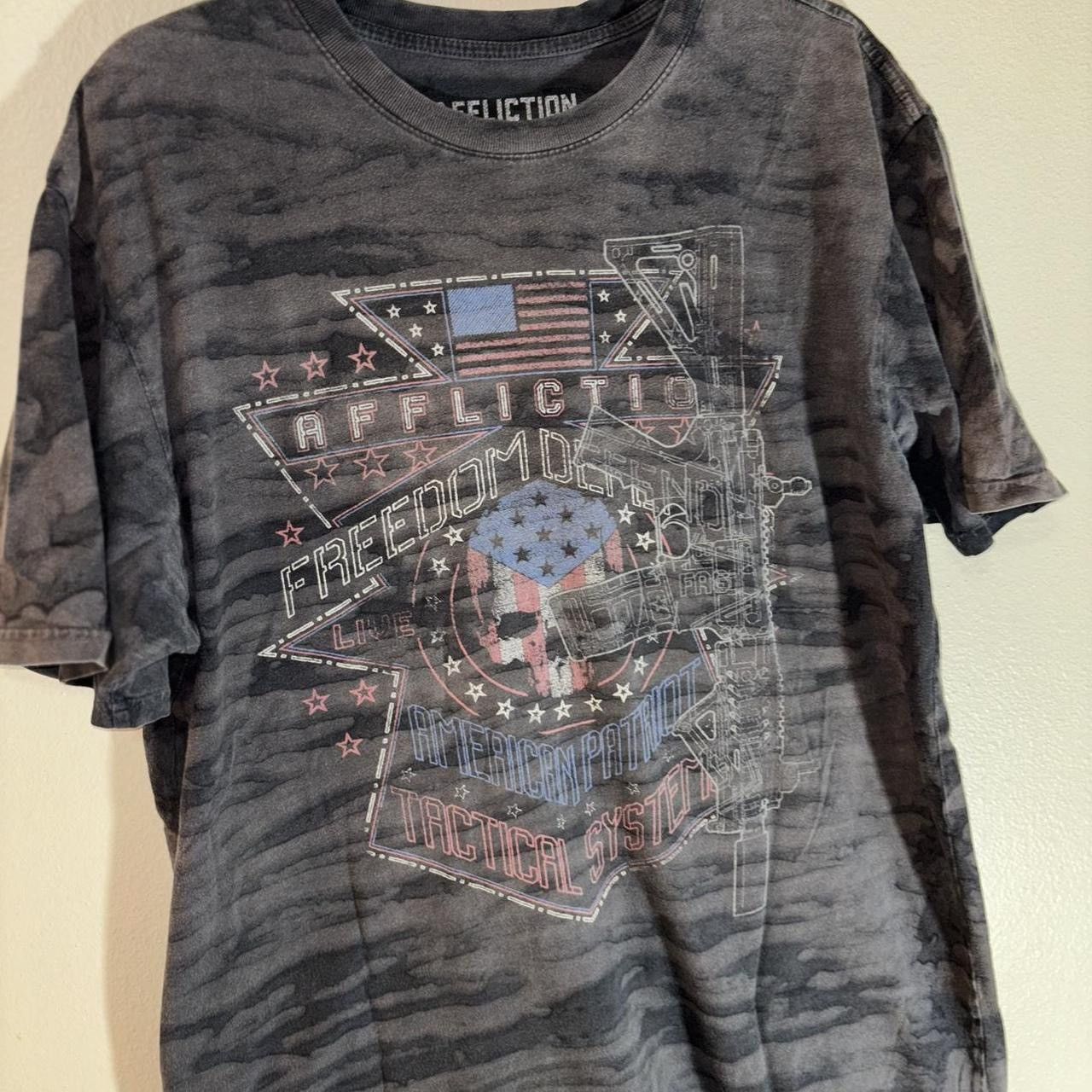Affliction Y2K 2000s AFFLICTION Grunge Skull Tee Size ADULT LARGE Size US L / EU 52-54 / 3 - 2 Thumbnail