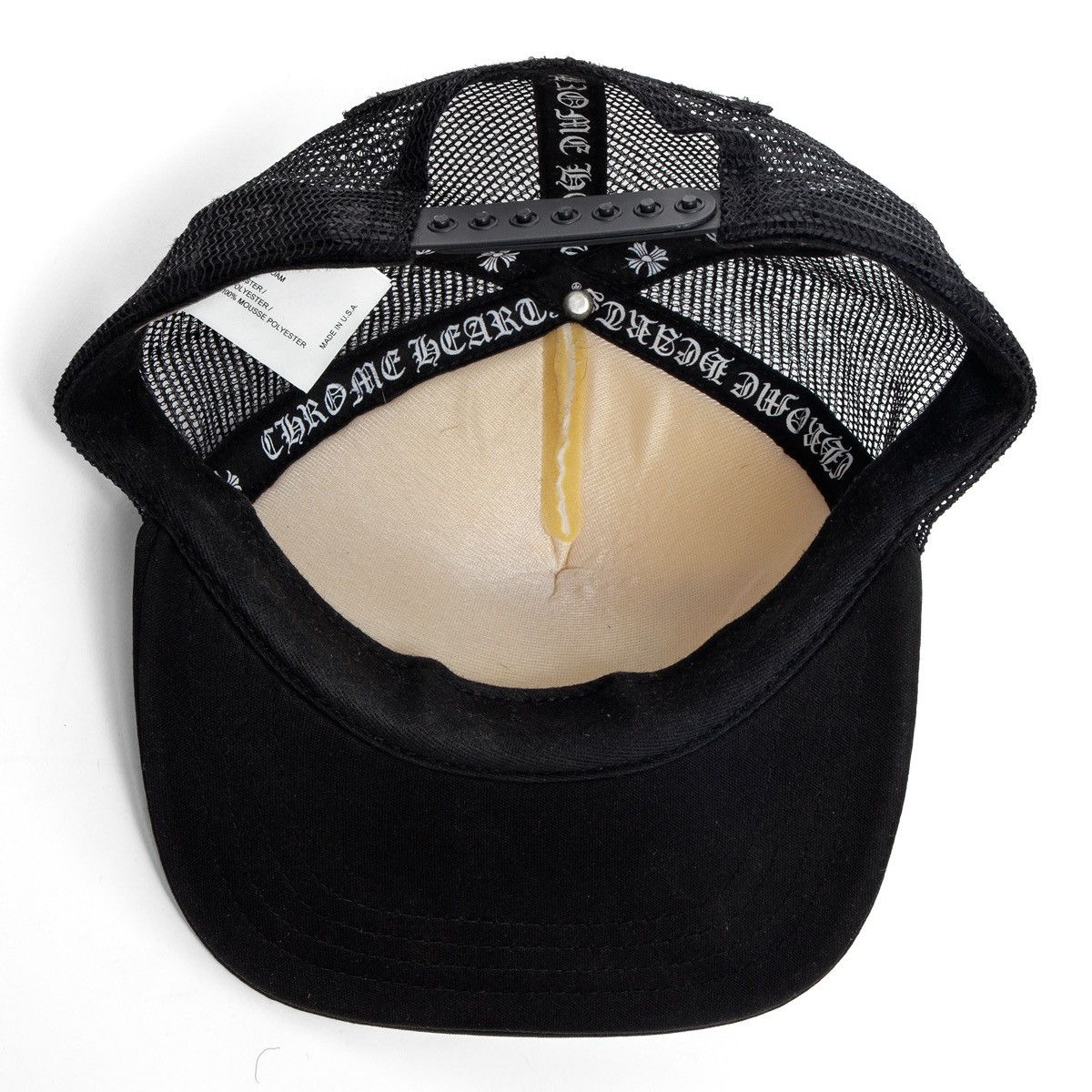 Chrome Hearts Multi Color Crosses Trucker Hat Black White Size ONE SIZE - 9 Thumbnail