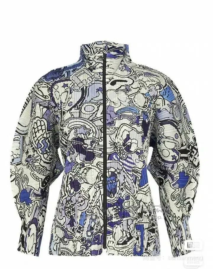 Issey Miyake Issey Miyake Graffiti Coat Size L / US 10 / IT 46 - 1 Thumbnail