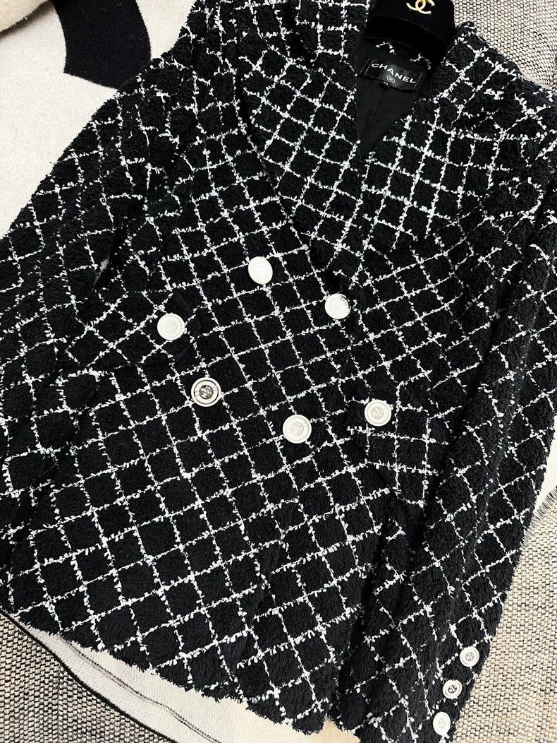 Chanel Chanel Cruise series black diamond check double-breasted t Size XS / US 0-2 / IT 36-38 - 8 Thumbnail