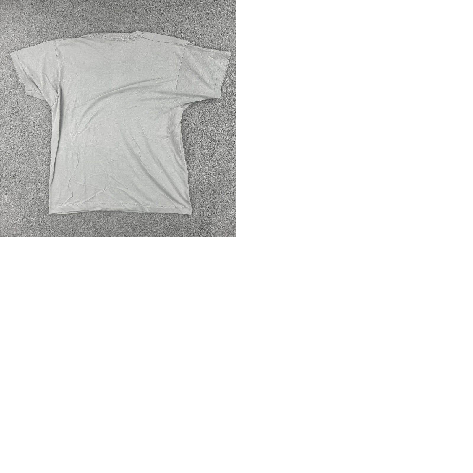 Vintage VINTAGE Screen Stars Gray XL T Shirt Men 1980s Single Stitch Cotton USA Fort Jackson Graphic Tee Sportswear/Beach Size US XL / EU 56 / 4 - 11 Thumbnail