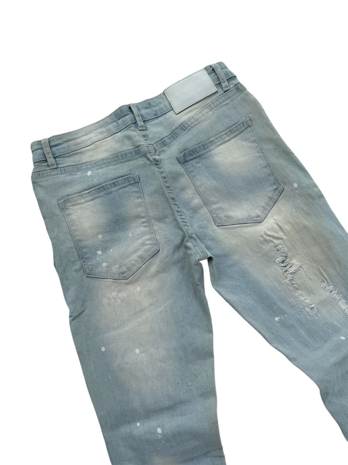 If Six Was Nine CAVARIA SKINNY DISTRESSED STYLE JEANS Size 28" / US 6 / IT 42 - 8 Thumbnail