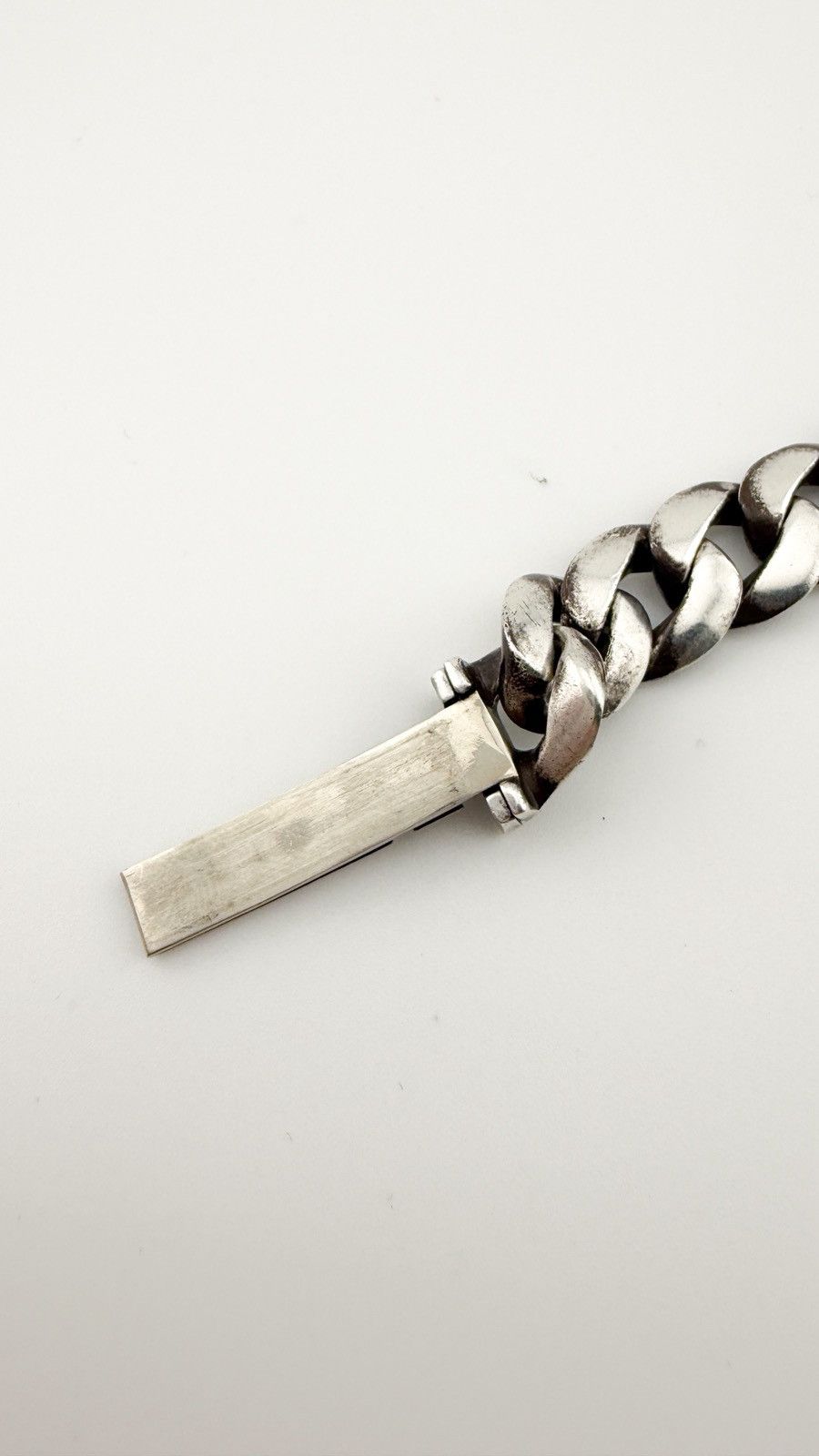 Chrome Hearts RARE! Chrome hearts Diamond ID Bracelet Cuban Size ONE SIZE - 7 Thumbnail